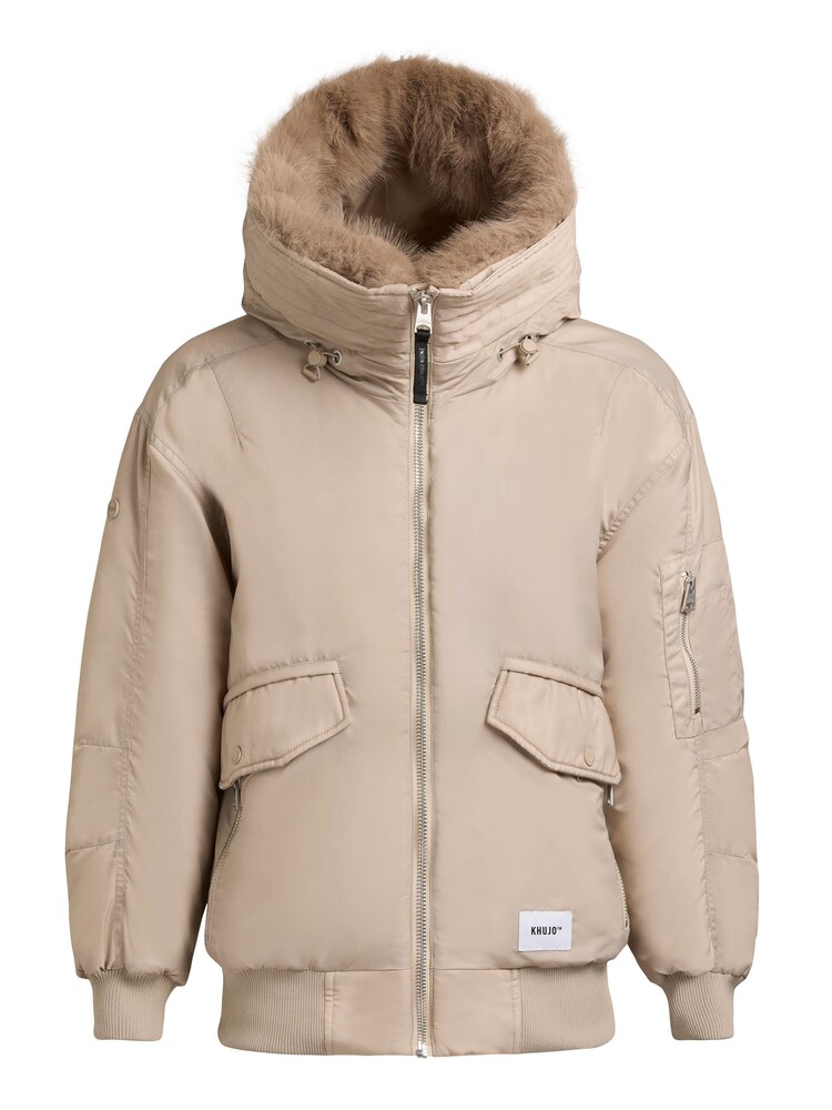 khujo Jacke 'Cela' Damen Größe XS hellbeige Winterjacke