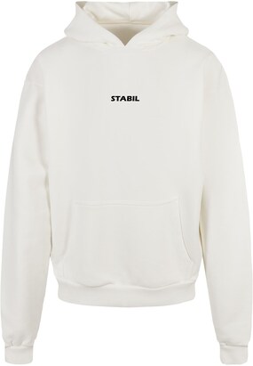 Merchcode Sweatshirt ‘Stabil’ Zwart / Wit