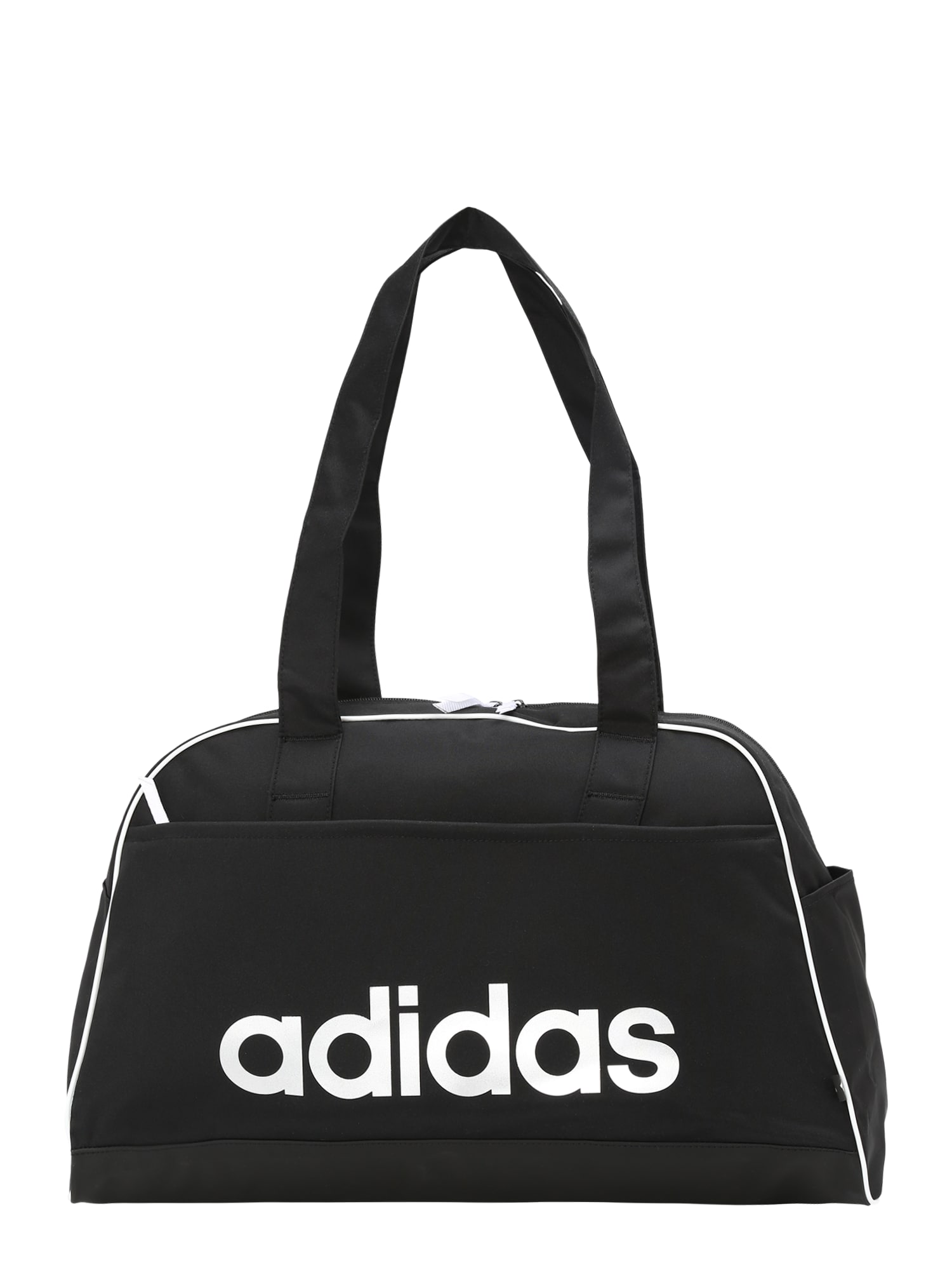ADIDAS SPORTSWEAR Спортна чанта 'Linear Essentials'  черно / бяло