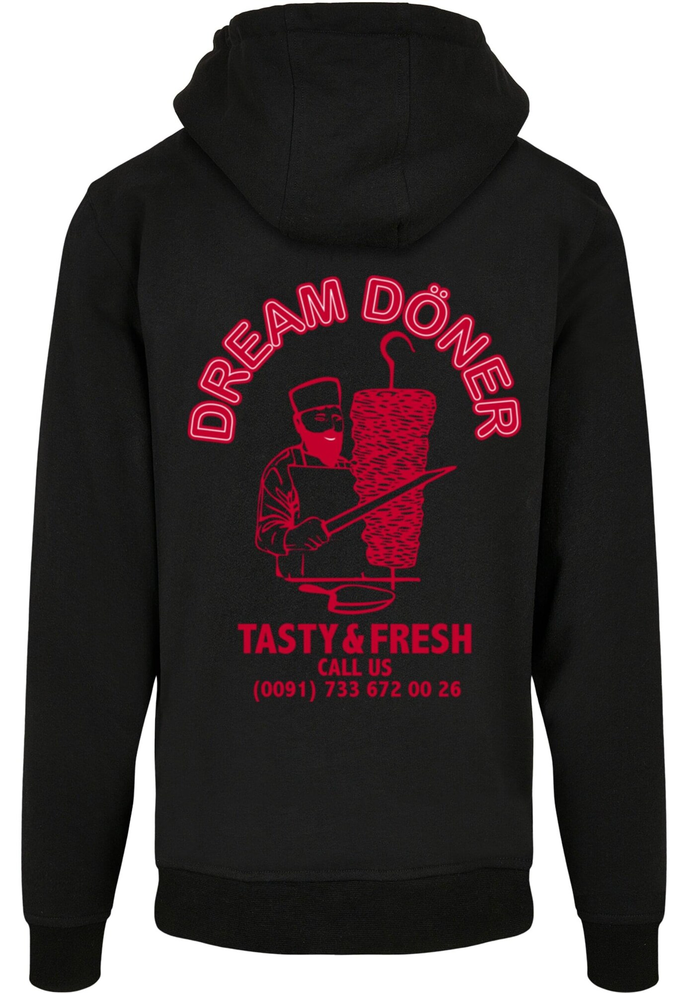 Mister Tee Tréning póló 'Dream Kebab'  gránátalma / bíbor / fekete termék 2. képe
