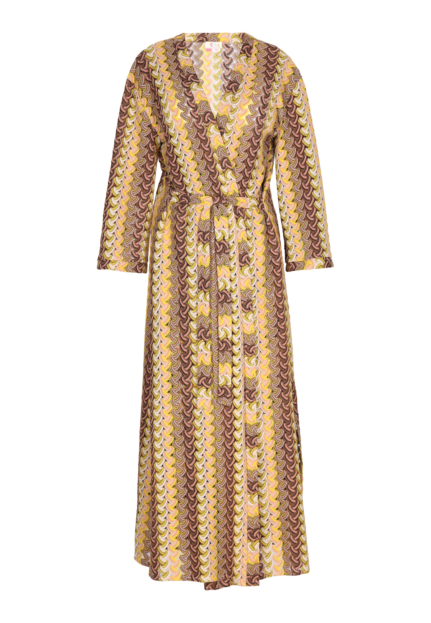 IZIA Rochie  maro / galben / roz deschis / alb