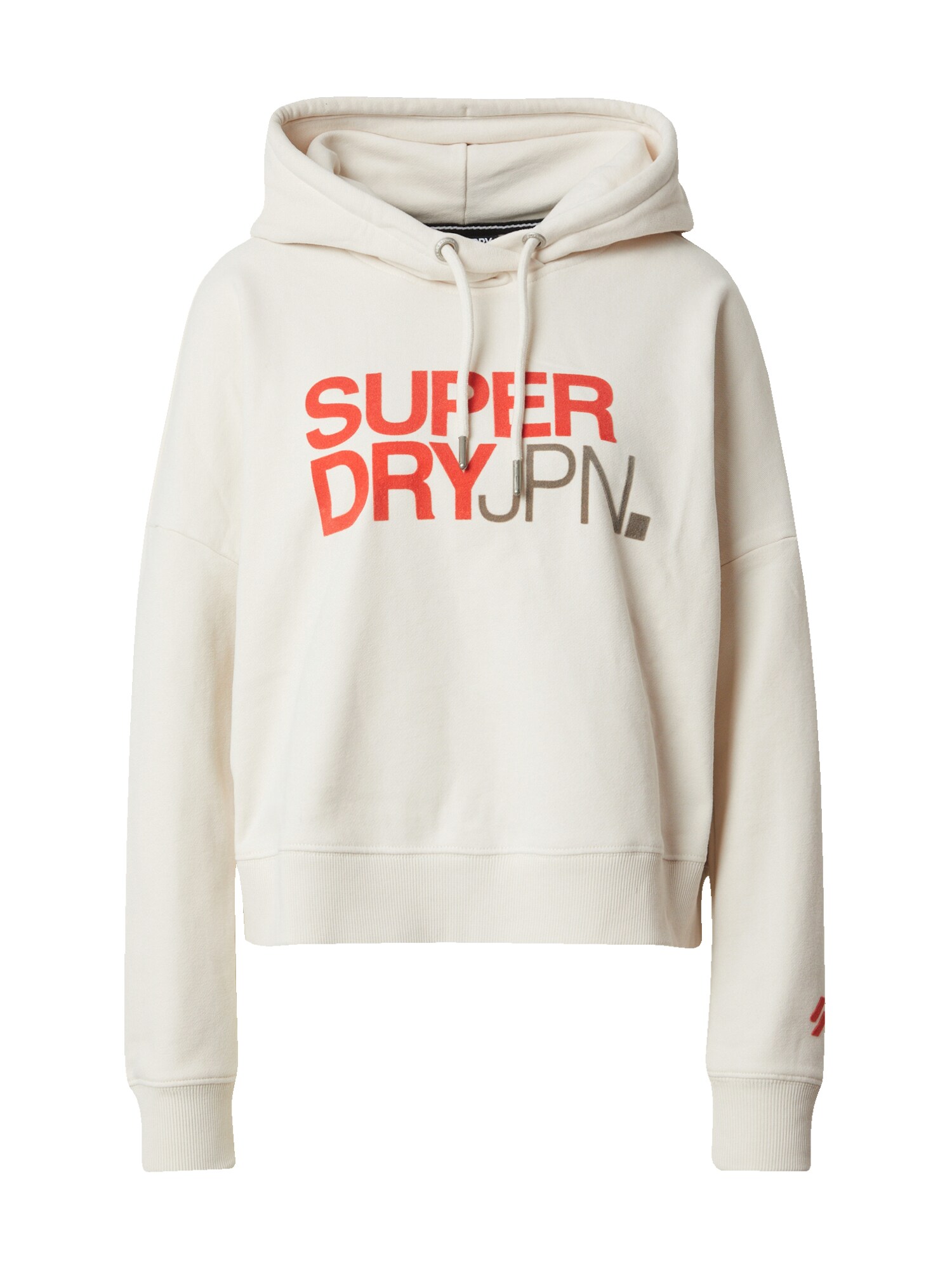 Superdry Tréning póló  barna / narancsvörös / piszkosfehér akciós termékkép 1