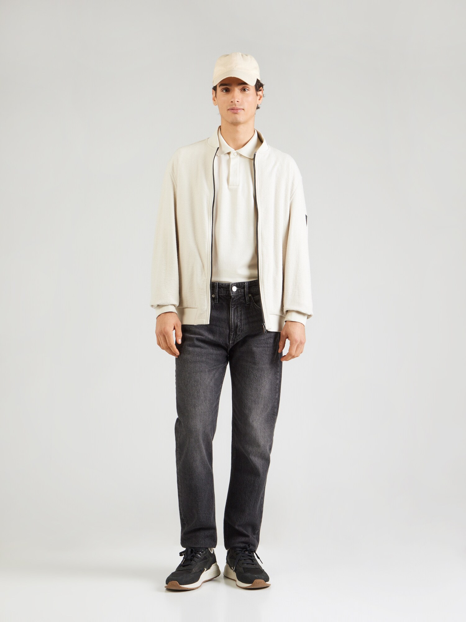 BOSS Camiseta 'P-Parlay'  blanco natural – imagen 4