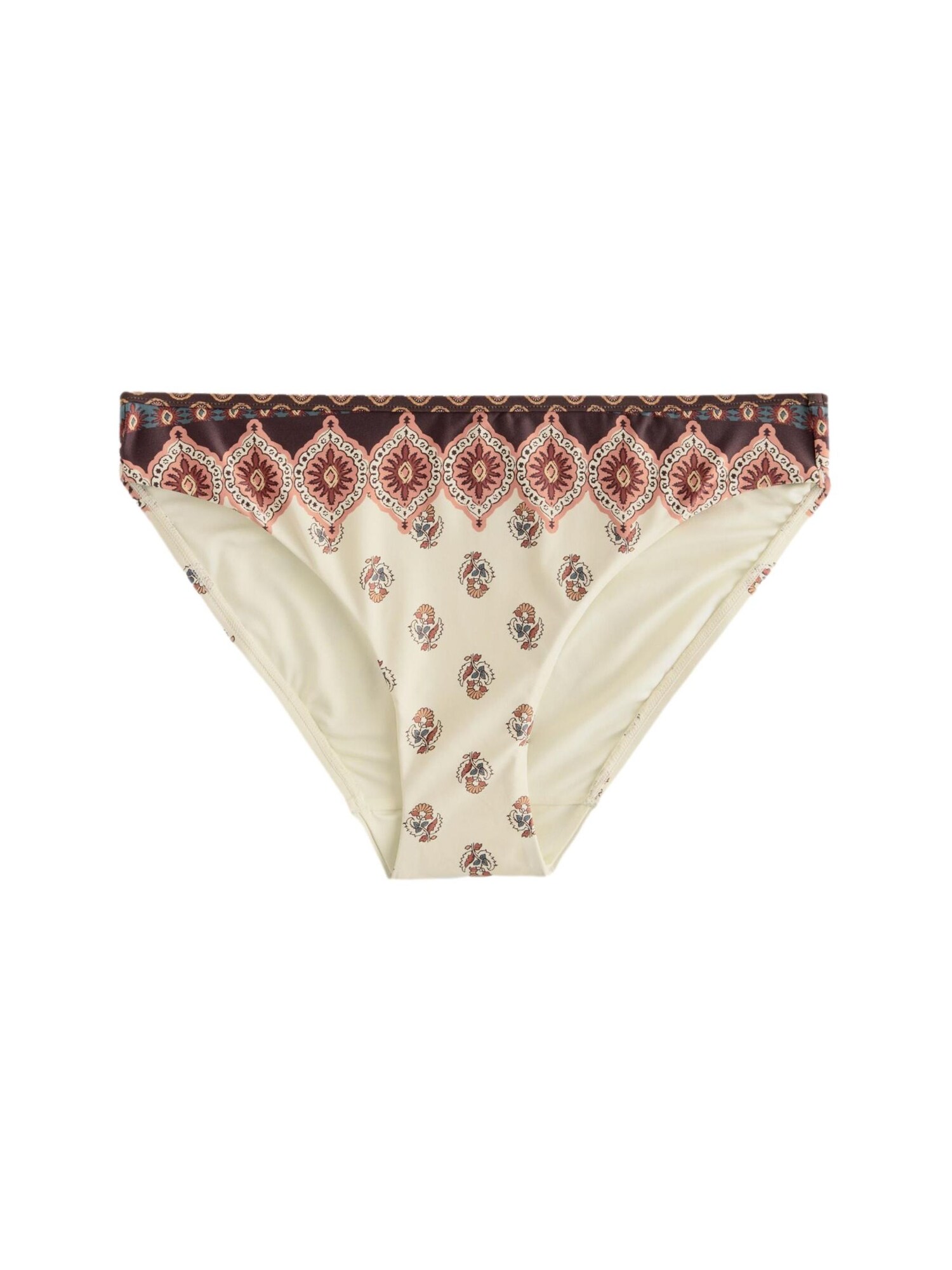 Next Slip costum de baie  bej deschis / ciocolatiu / maro deschis / portocaliu caisă