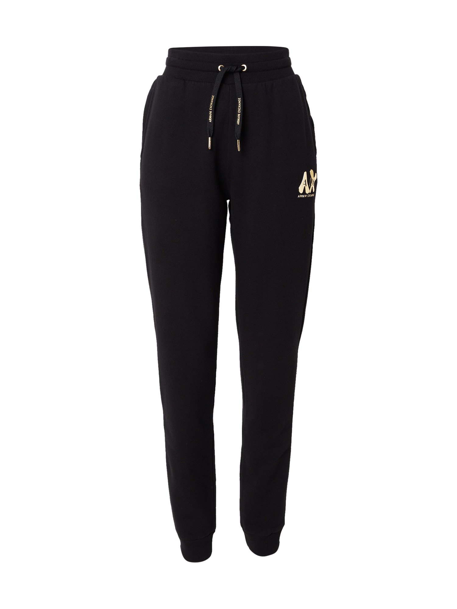 ARMANI EXCHANGE Pantaloni  auriu / negru