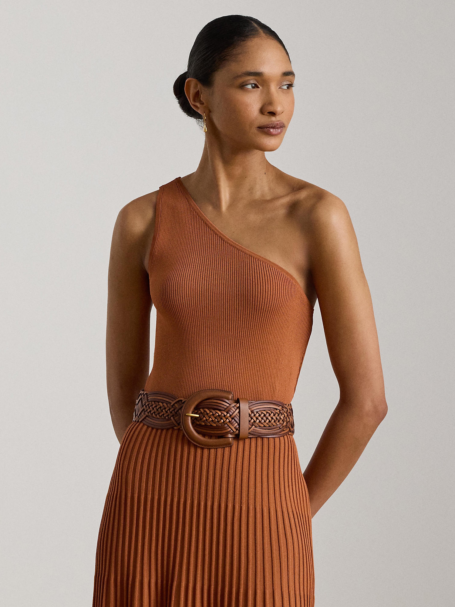 Lauren Ralph Lauren Vestido de punto  óxido – imagen 4