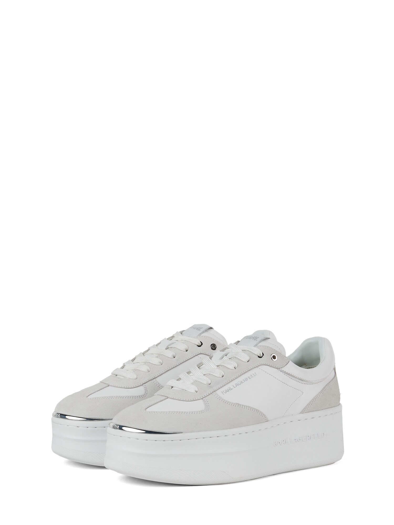 Karl Lagerfeld Sneaker low Kobo  alb / alb murdar
