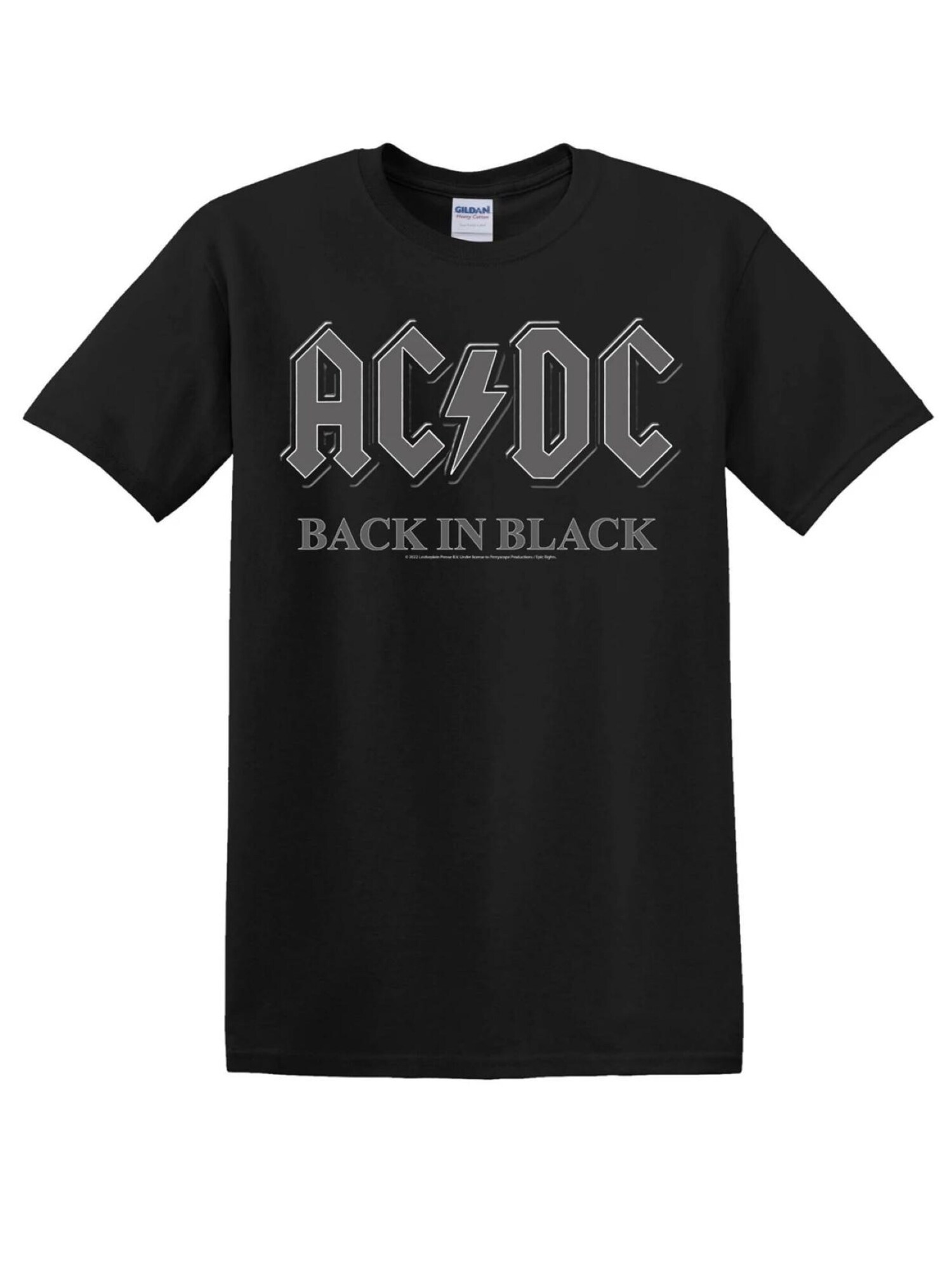 T-shirt 'AC/DC Back in Black mens t-shirt'