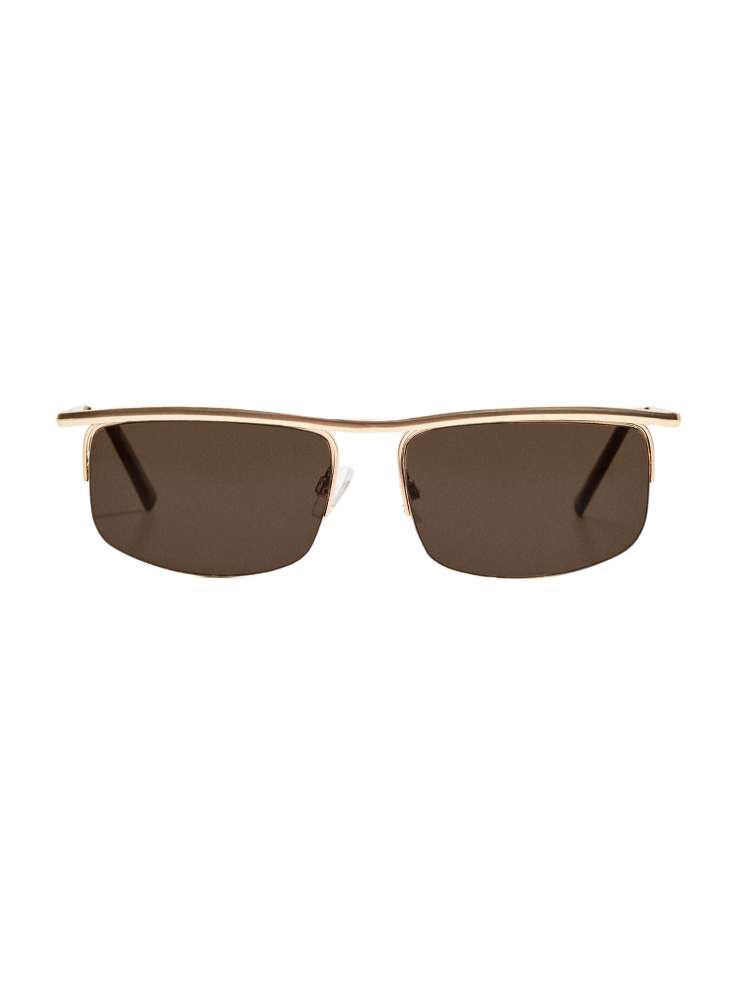 Bershka Ochelari de soare  maro / auriu