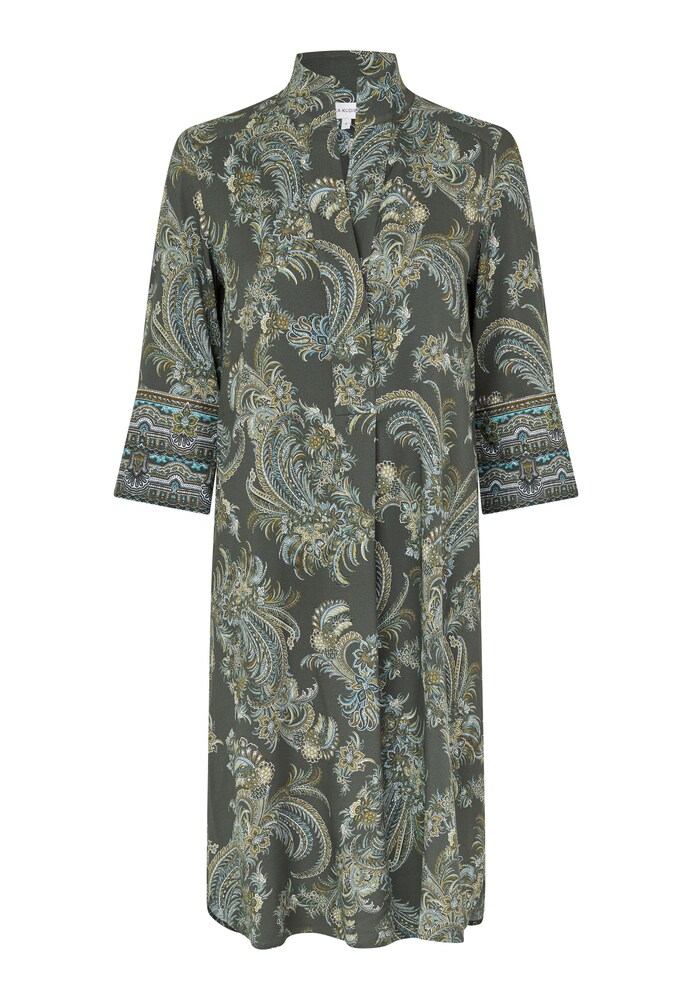 Dea Kudibal Blusenkleid 'Kamillesdea' Damen Größe 34 blau / gelb / grün / weiß Winterkleid