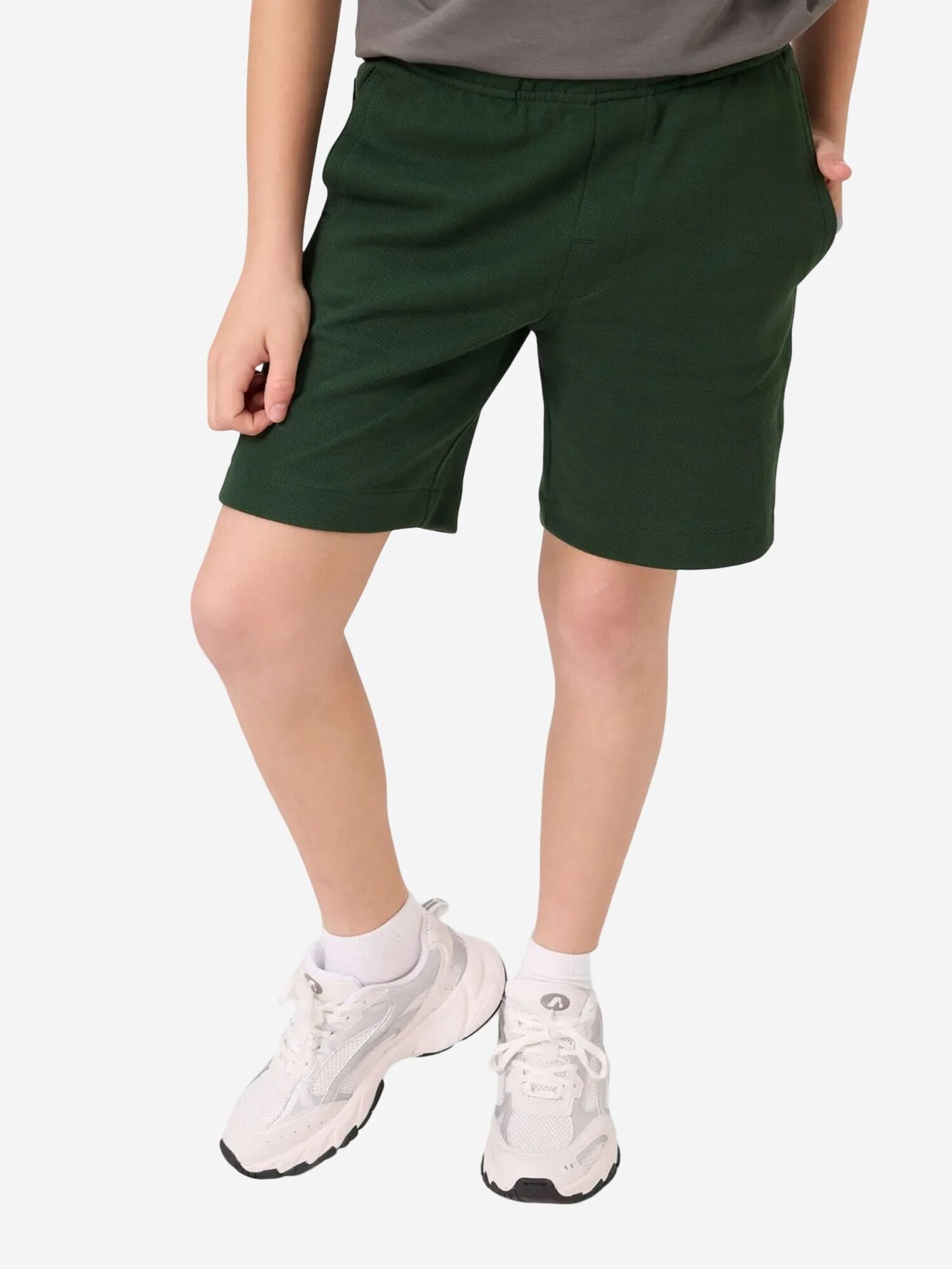 Tommy Life Hlače 'TOMMY Shorts aus Baumwollmischung' tamno zelena