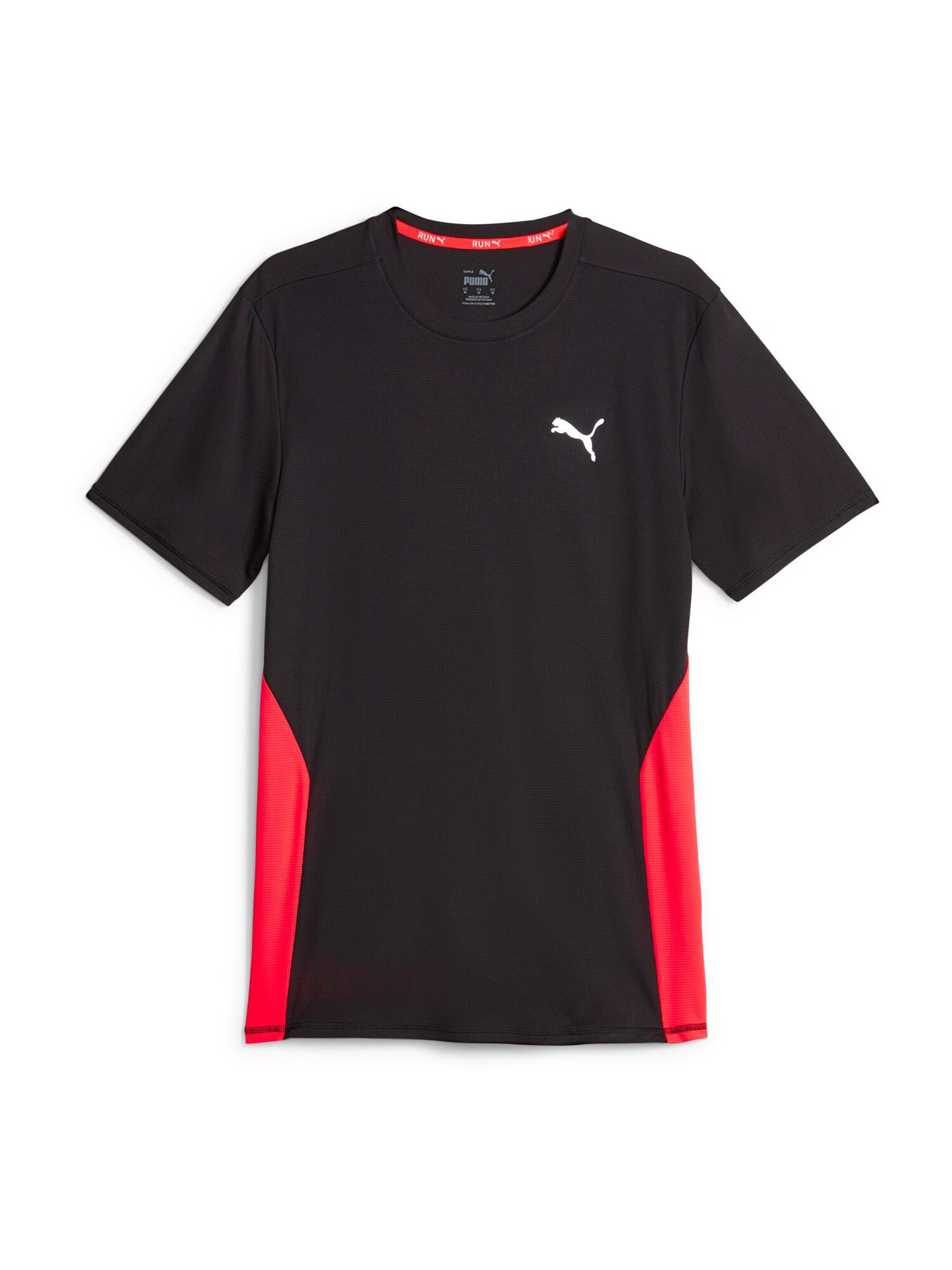 PUMA Funkčné tričko  červená / čierna / biela
