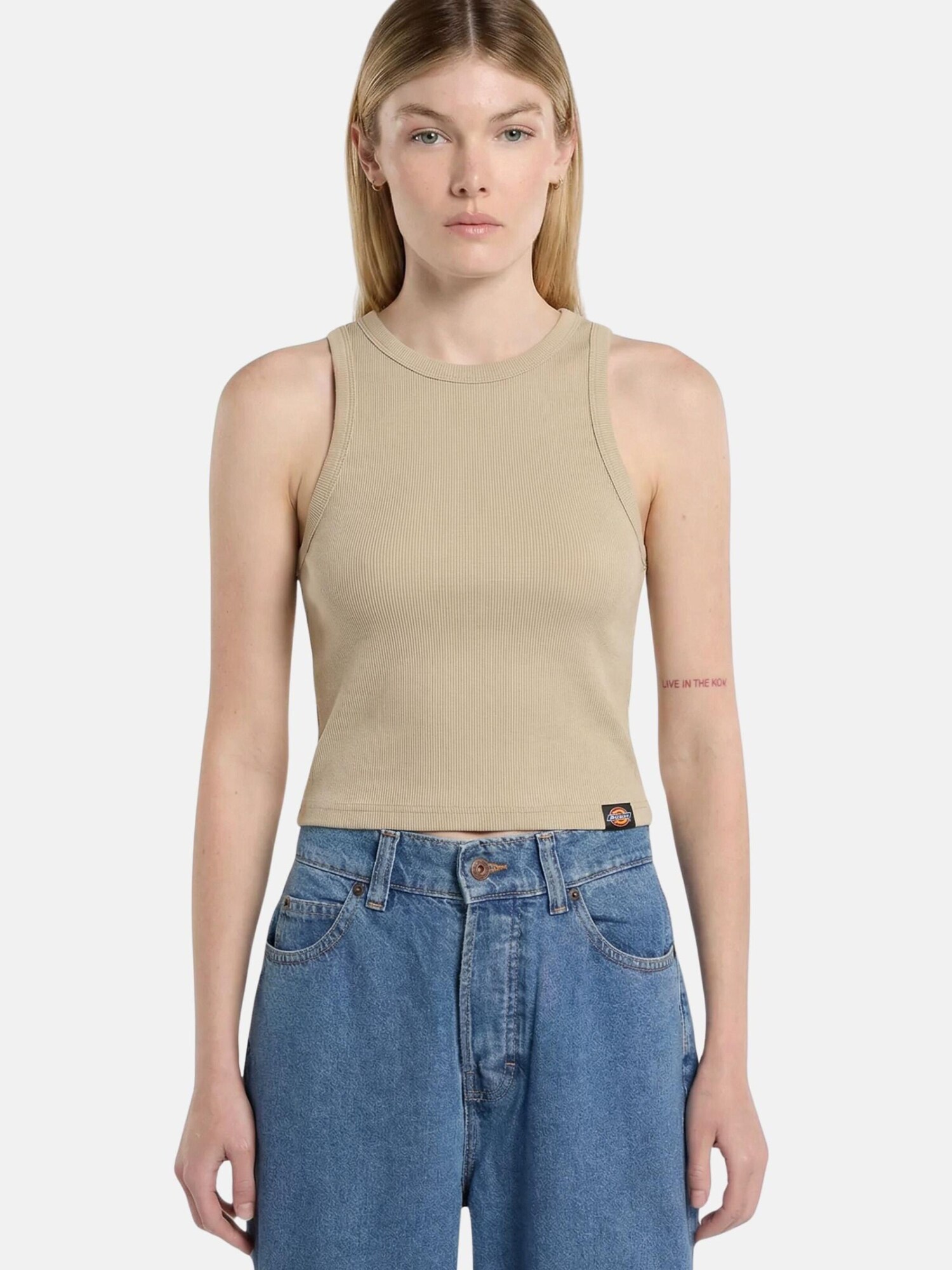 DICKIES Top 'DICKIES PLENTYWOOD GD VEST W canotta'  beige – imagen 3