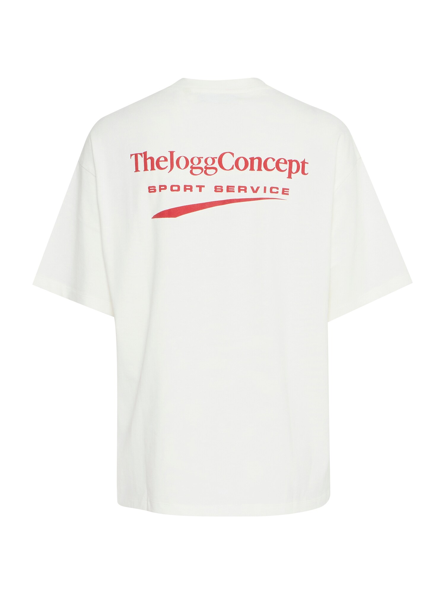 The Jogg Concept Tričko 'Sami' červená / biela (obrázok 4)