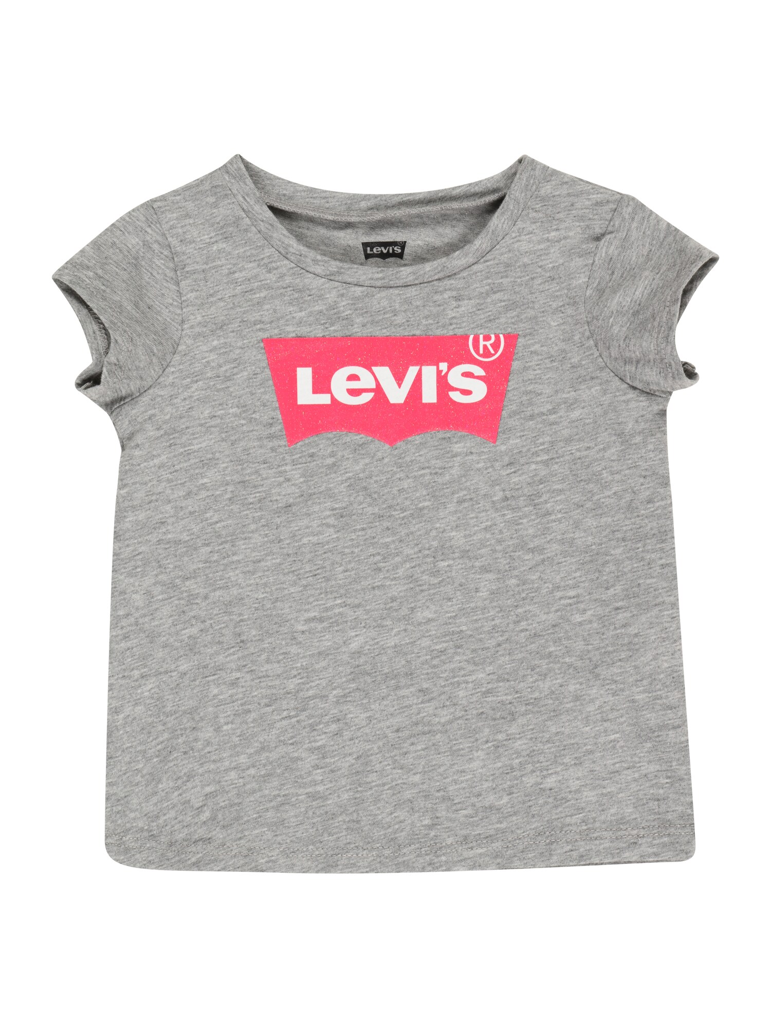 Levi's Kids Tričko  sivá melírovaná / červená / biela