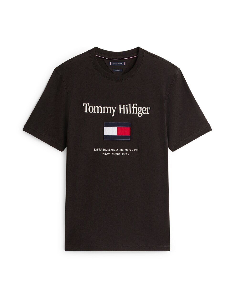T-shirt marinblå / röd / svart