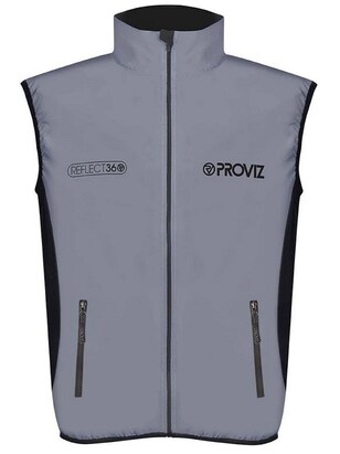 Proviz Bodywarmer ‘REFLECT360’ Zwart / Zilver