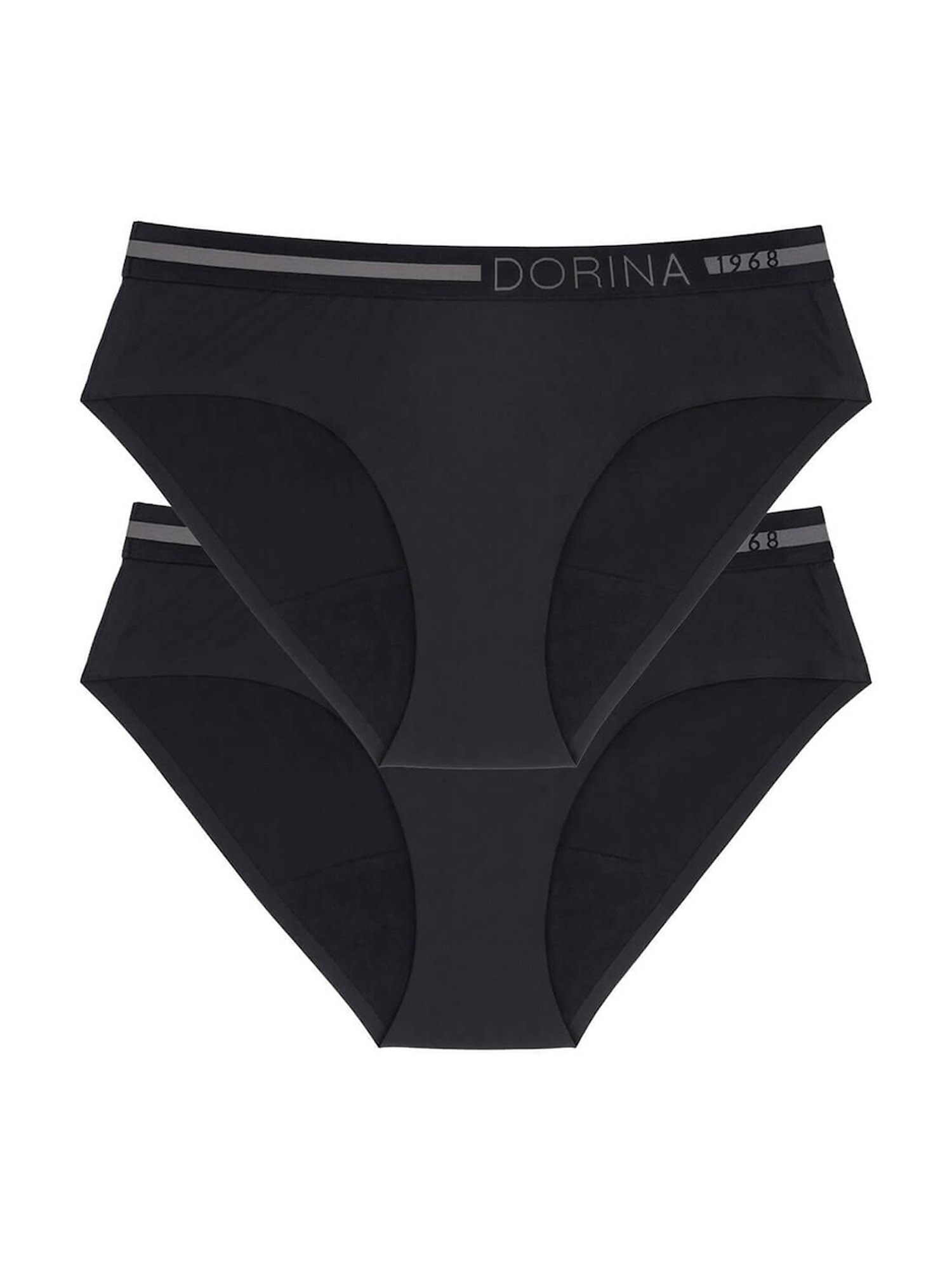 Dorina Slip  gri închis / negru