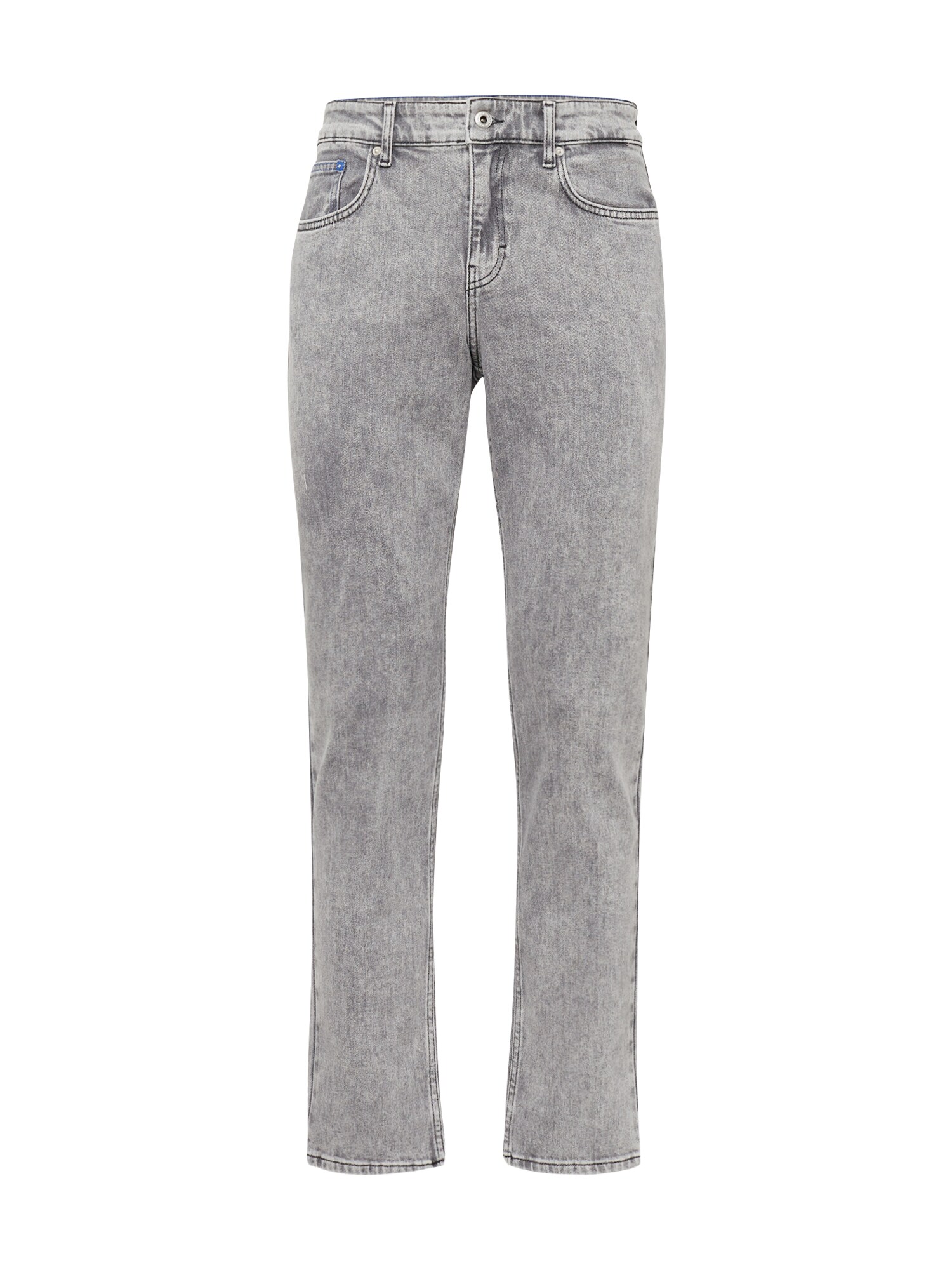 KARL LAGERFELD JEANS Дънки  сив деним / черно / бяло