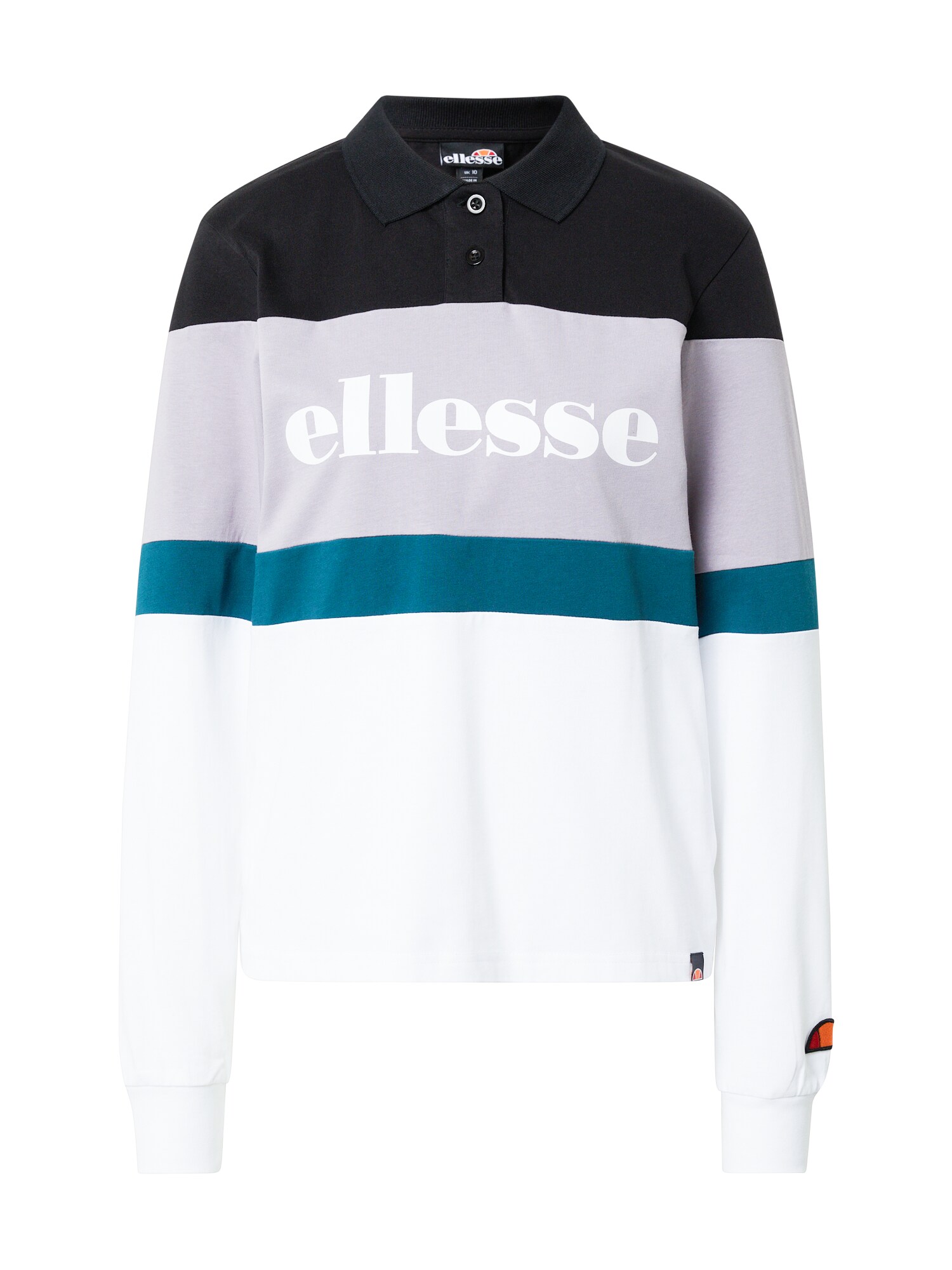 ELLESSE Marškinėliai 'Albus'  juoda / alyvinė spalva / benzino spalva / balta