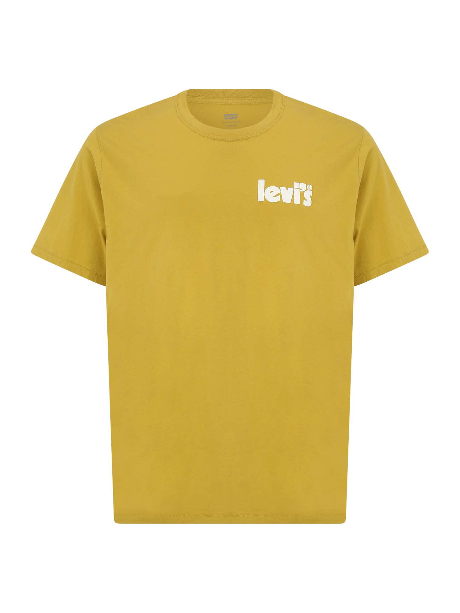 Levi's® Big & Tall Marškinėliai garstyčių spalva / balta