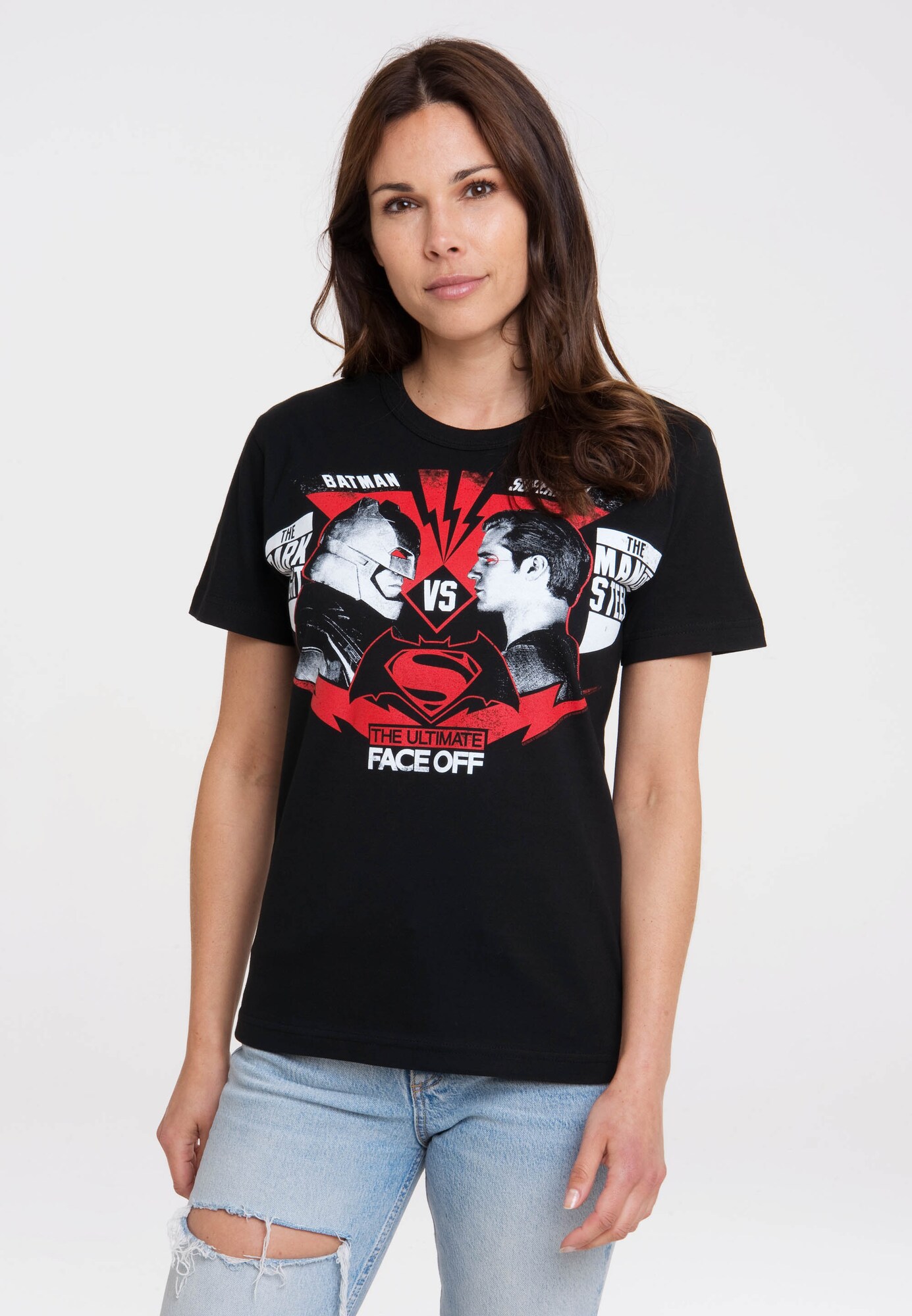 Thumbnail - T-Shirt 'Batman vs Superman - Face Off'