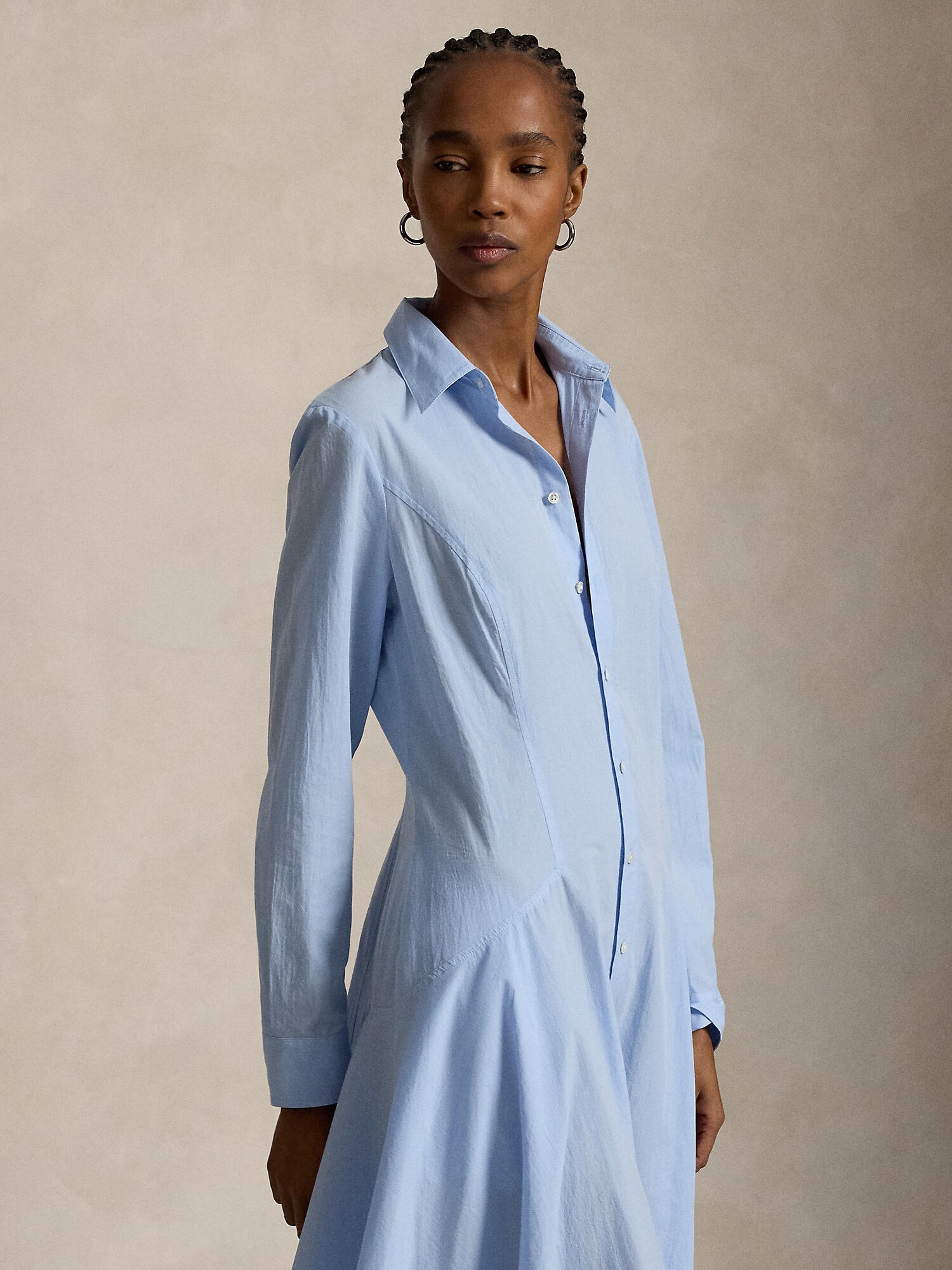 Polo Ralph Lauren Vestido camisero  azul claro – imagen 8