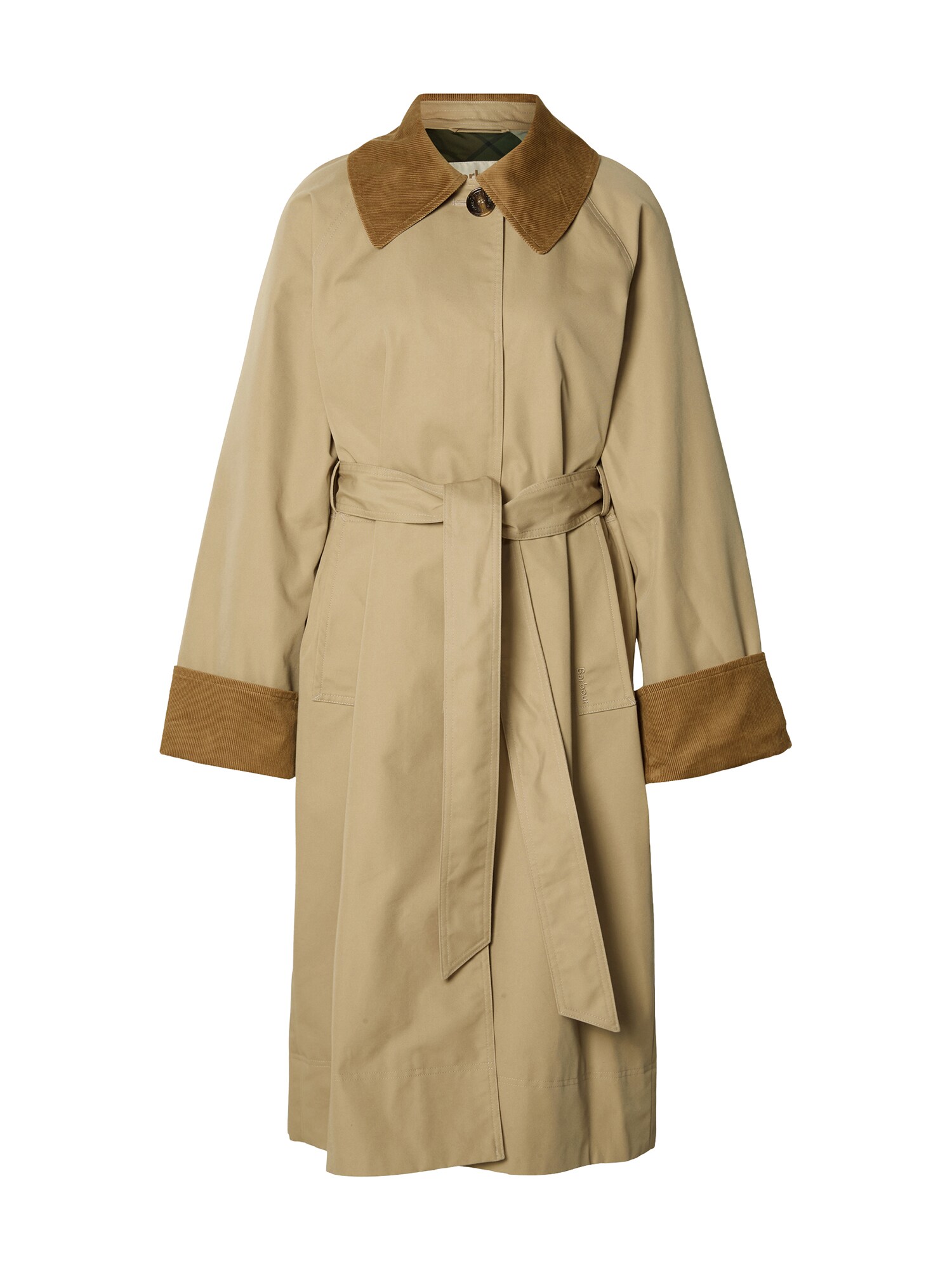 Barbour Abrigo de entretiempo 'Reagan' beige / sepia