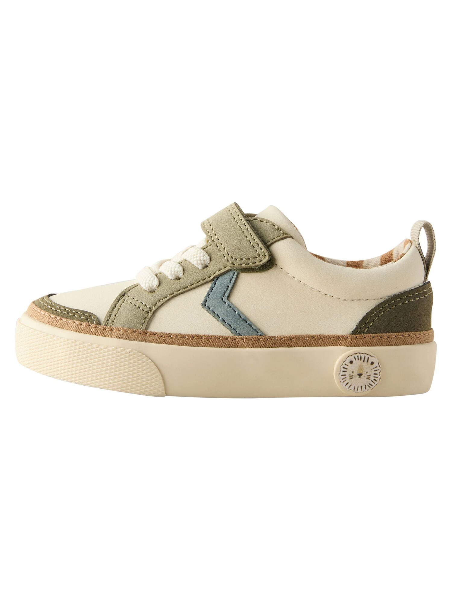 Next Sneaker Chevron  bej / albastru deschis / maro