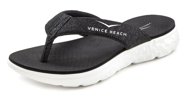 VENICE BEACH, Ujjelválasztó-pántos szandál, fekete, 5 kép a 7 közül