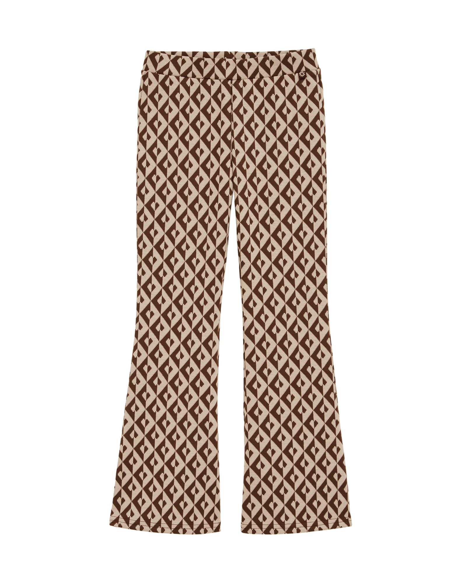 WE Fashion Legíny farba ťavej srsti / čokoládová