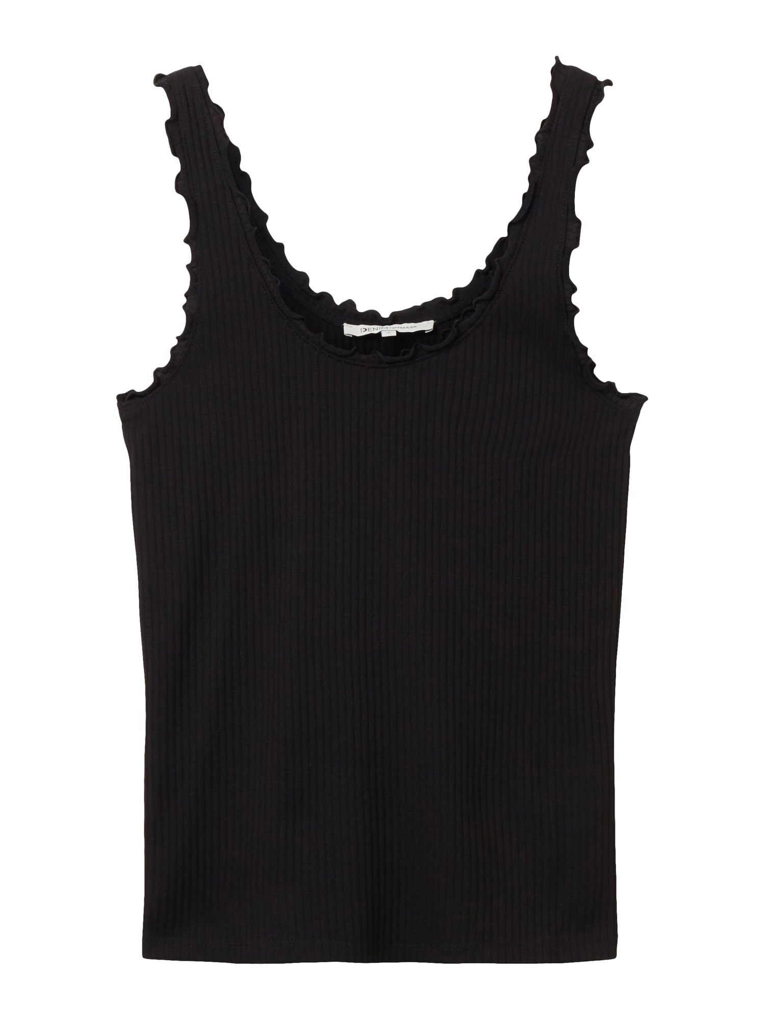 TOM TAILOR DENIM Top  negru