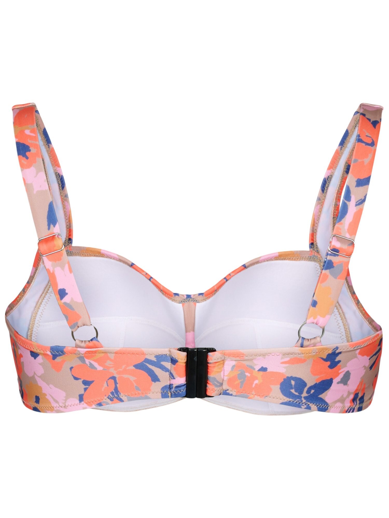 Swim by Zizzi Bikini felső 'STELLA'  bézs / kék / narancs / rózsaszín termék 2. képe