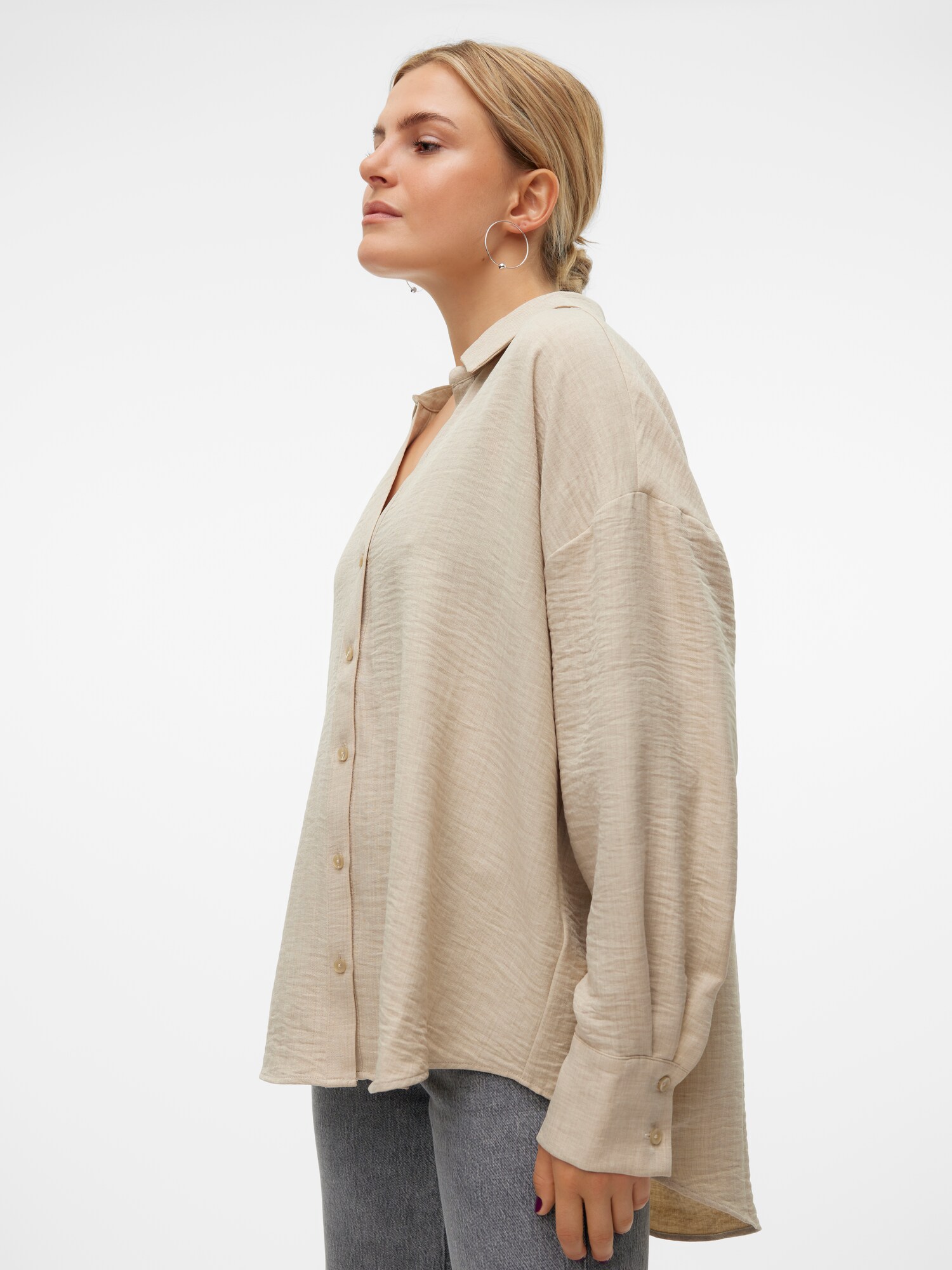 VERO MODA Blúzka 'VMMELANEY QUEENY' sivobéžová (obrázok 6)
