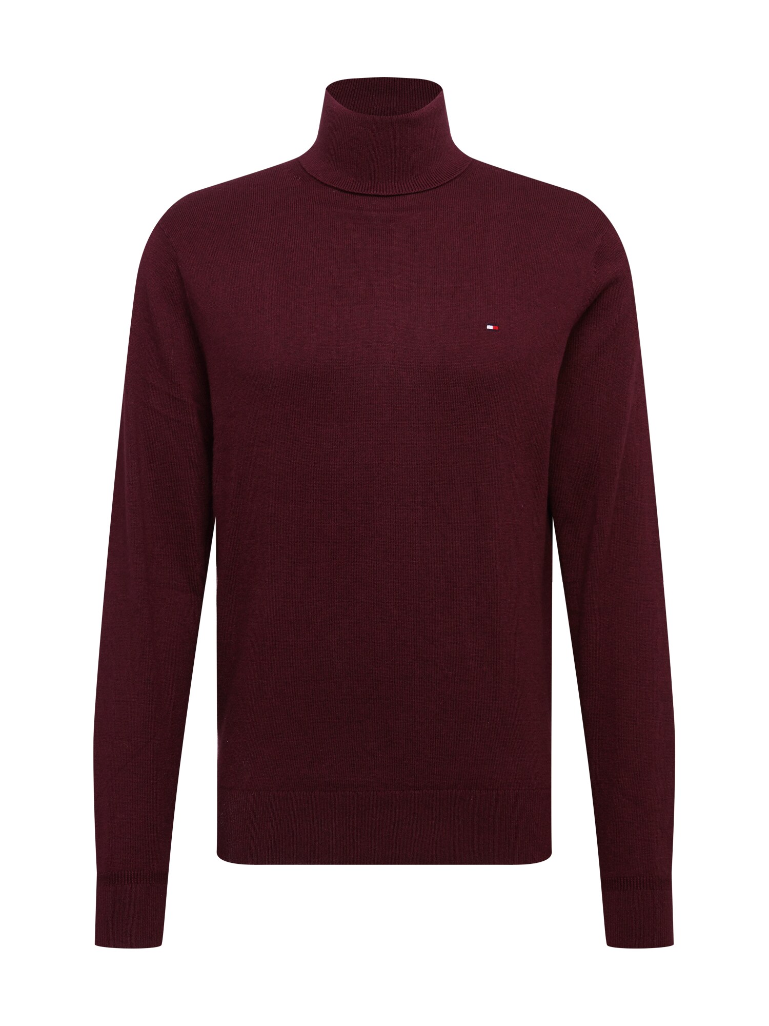 TOMMY HILFIGER Megztinis  burgundiško vyno spalva