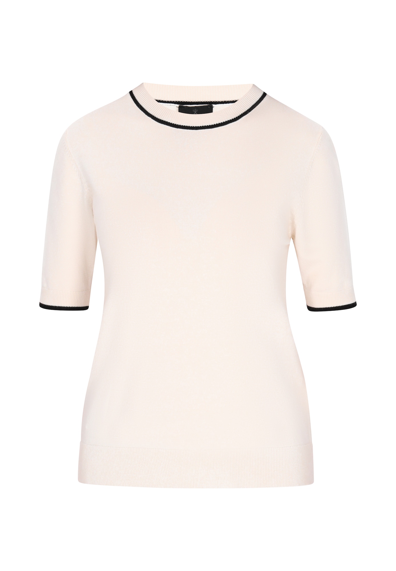 DreiMaster Klassik Jersey 'Classic Look'  crema / negro