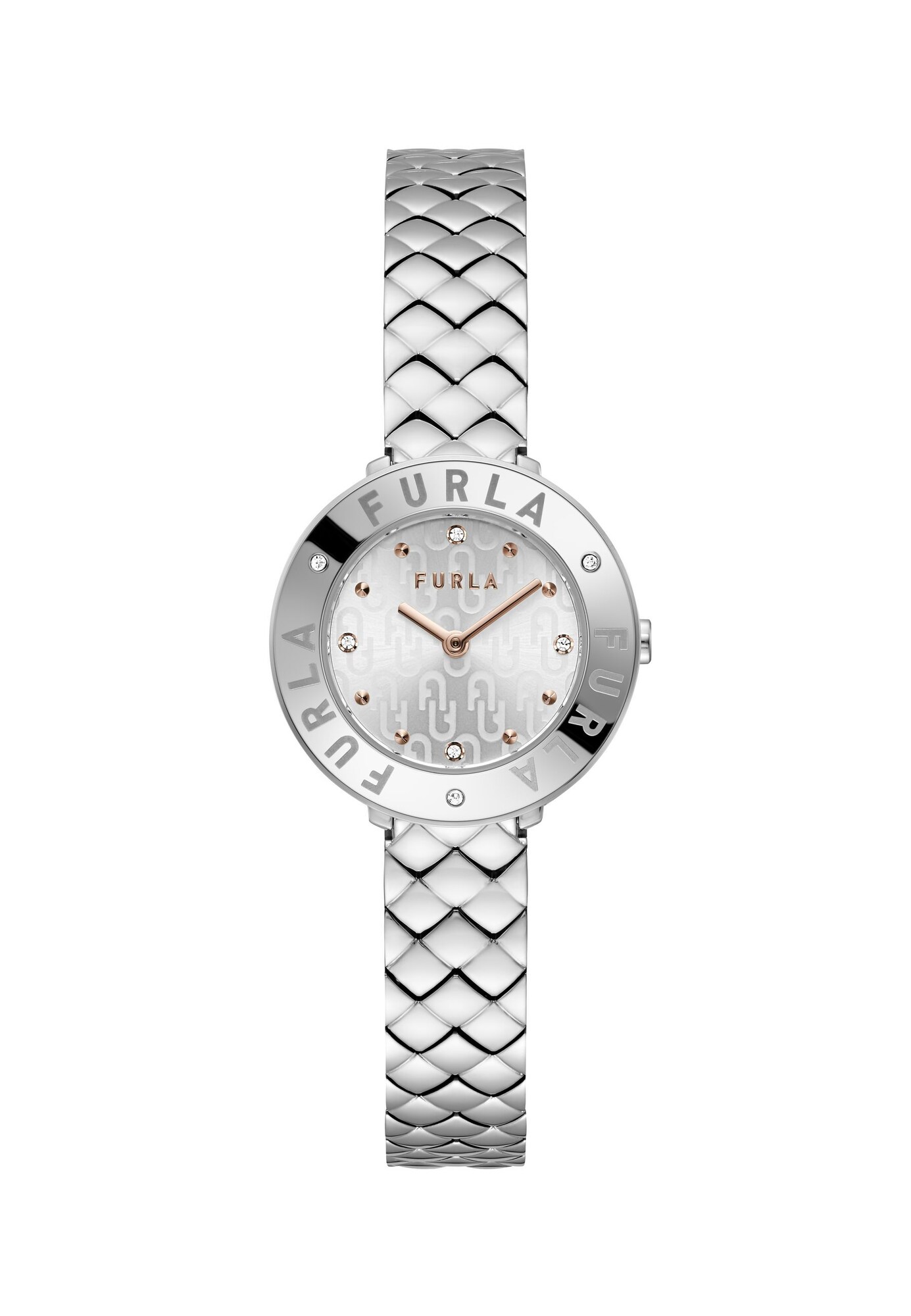 FURLA Analógové hodinky 'Essential'  strieborná