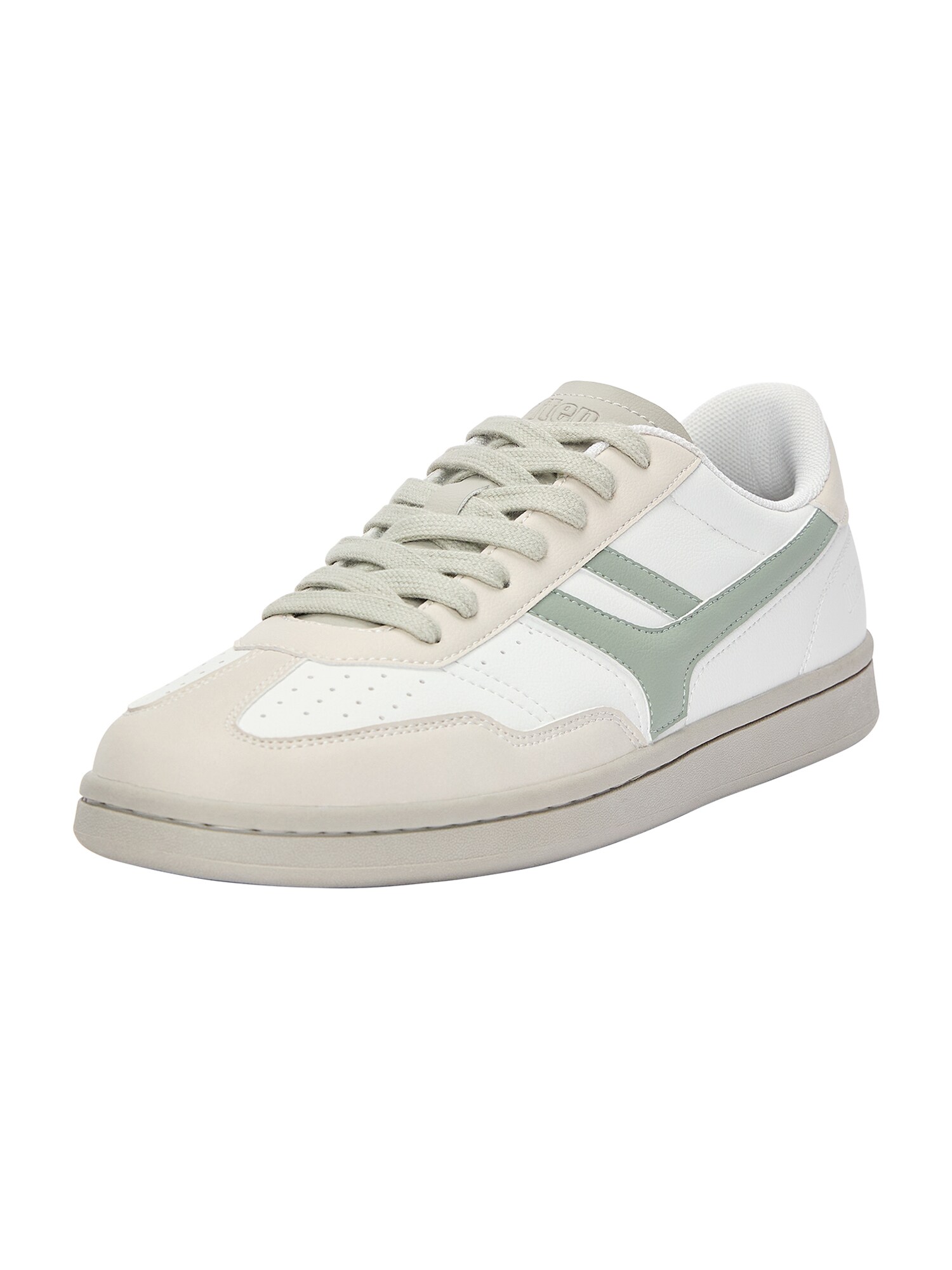 Pull&Bear Sneaker low  grej / verde pastel / alb