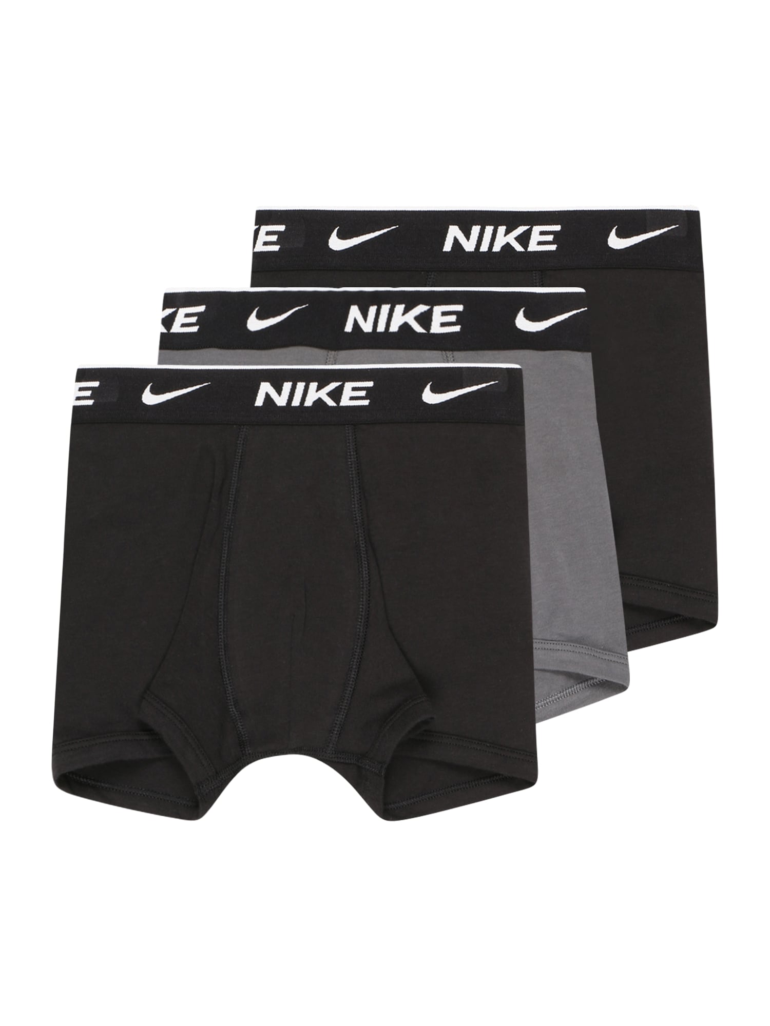 Nike Sportswear Apatinės kelnaitės juoda / tamsiai pilka / balta
