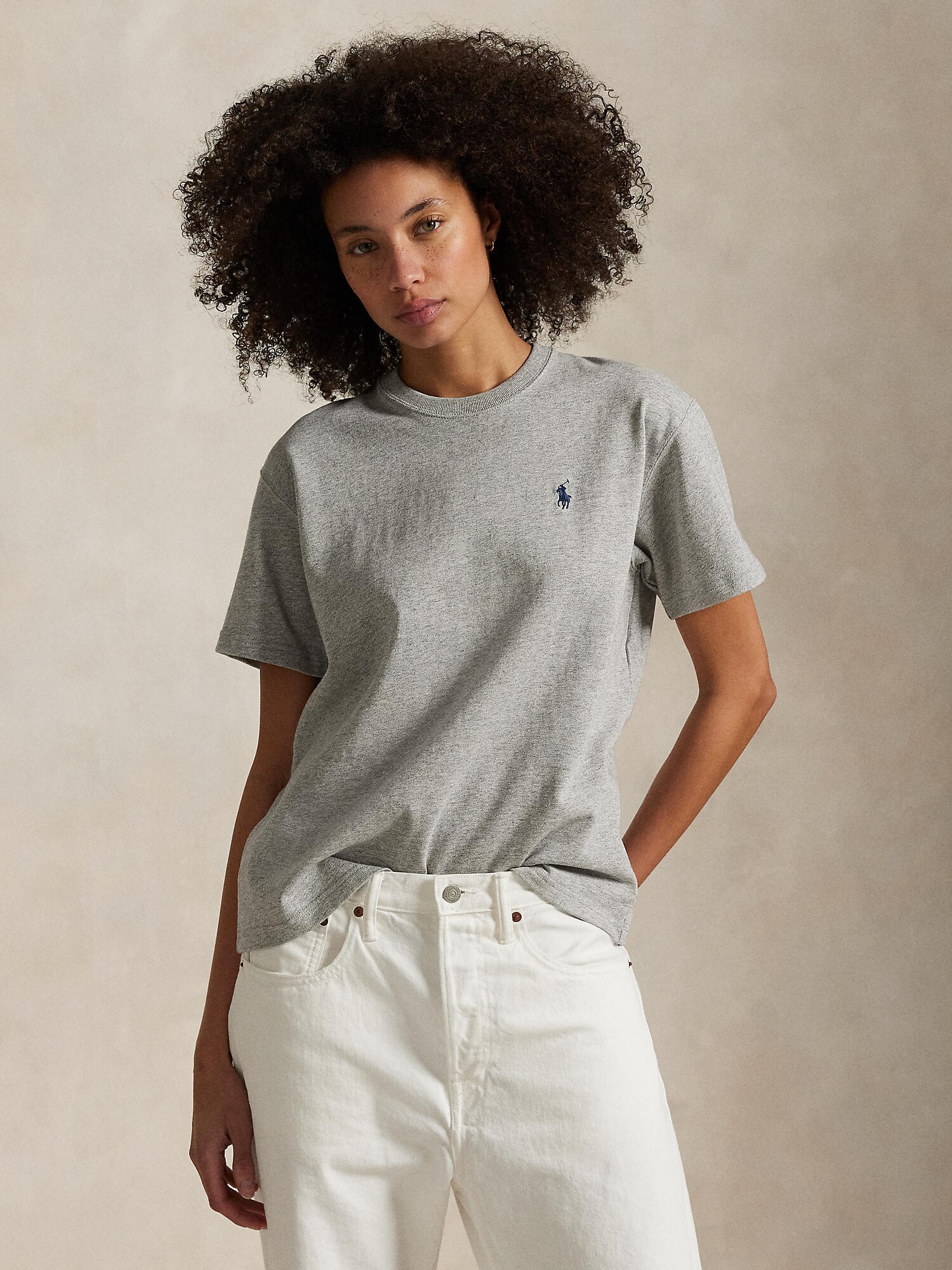 Polo Ralph Lauren Camiseta gris moteado – imagen 3