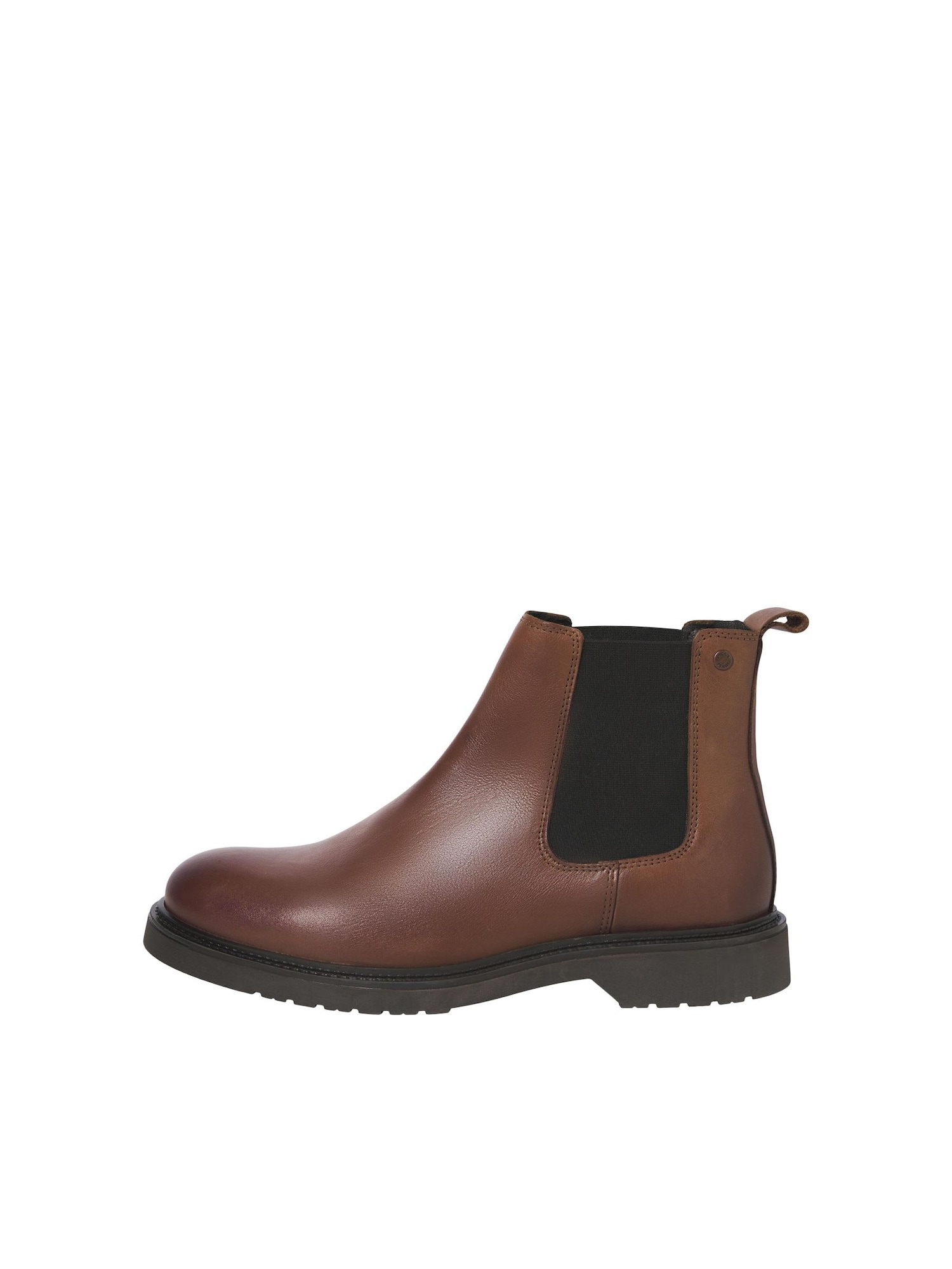 JACK & JONES Chelsea Boots braun / schwarz