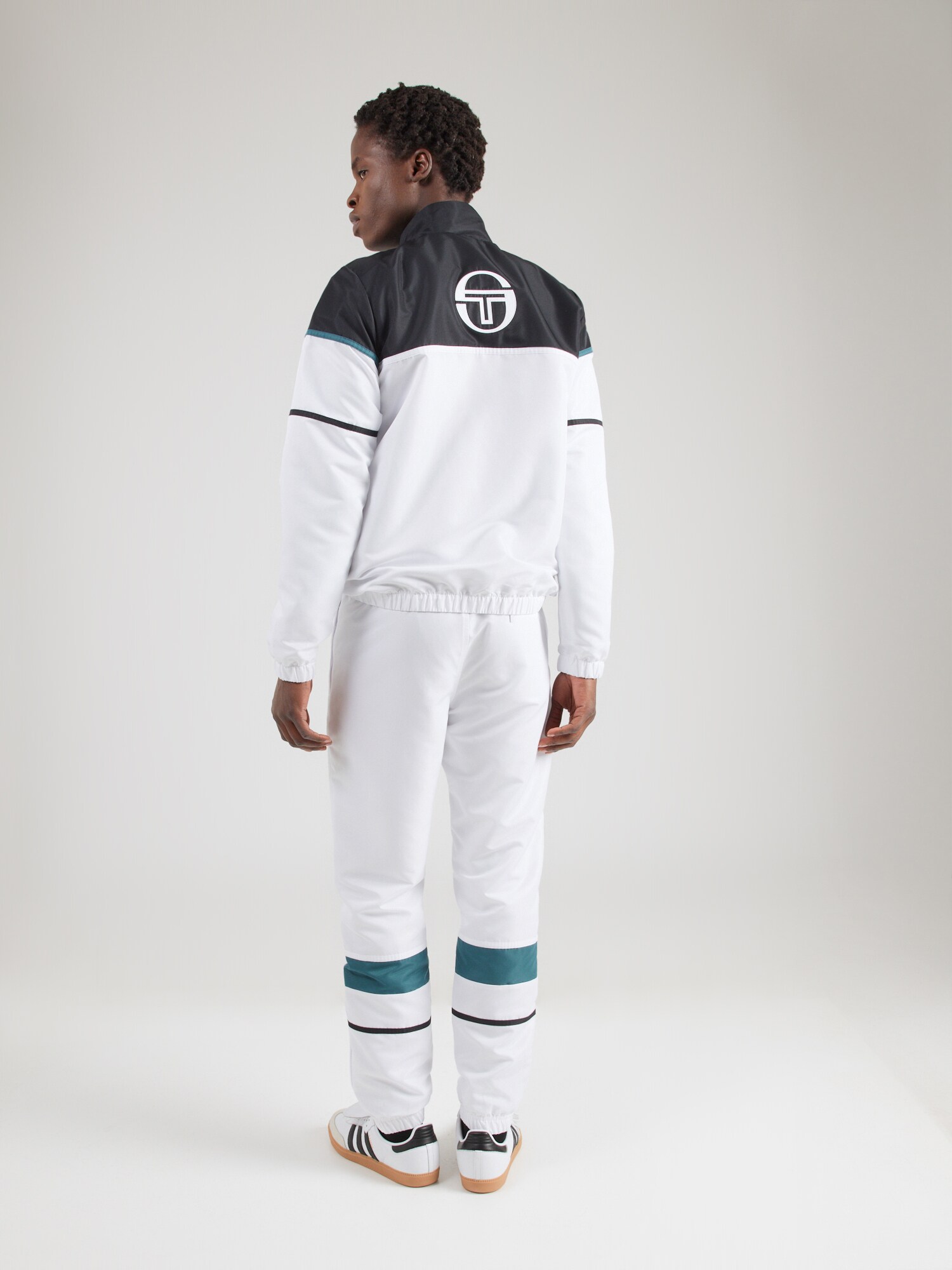 Sergio Tacchini Chándal 'Scorpione' azul cian / negro / blanco – imagen 3