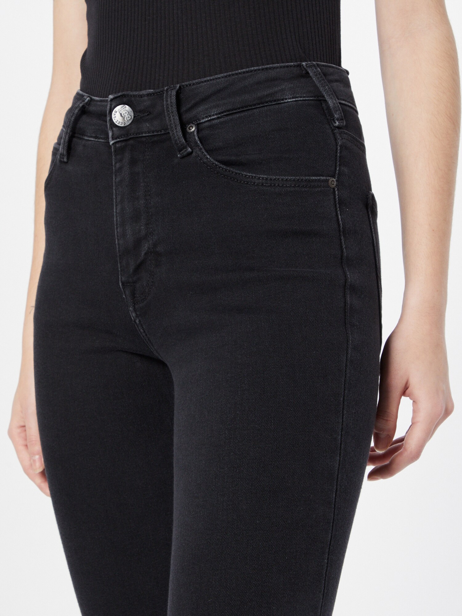 Lee Džínsy 'FOREVERFIT' čierny denim (obrázok 5)