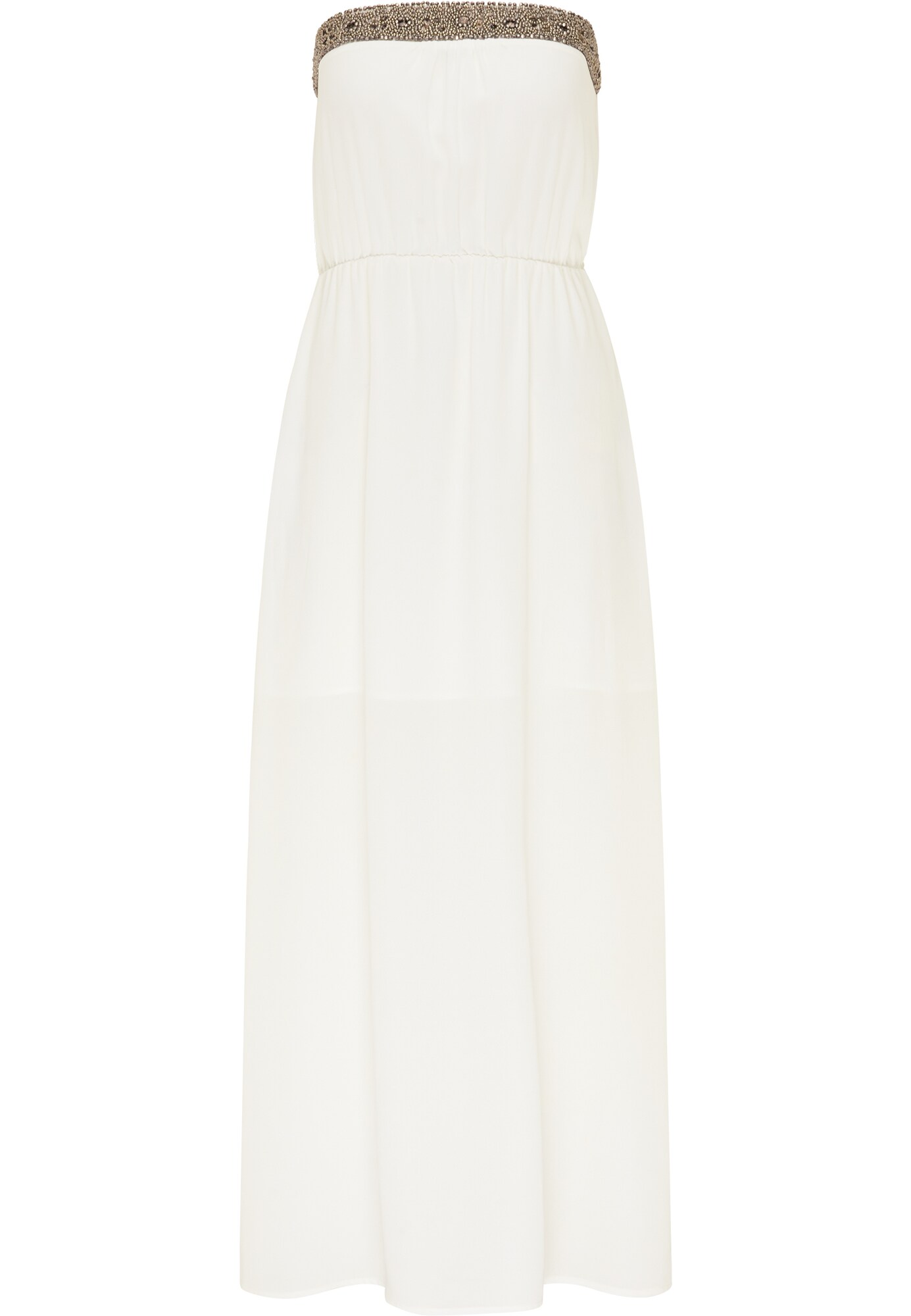 DreiMaster Vintage Rochie  auriu / alb