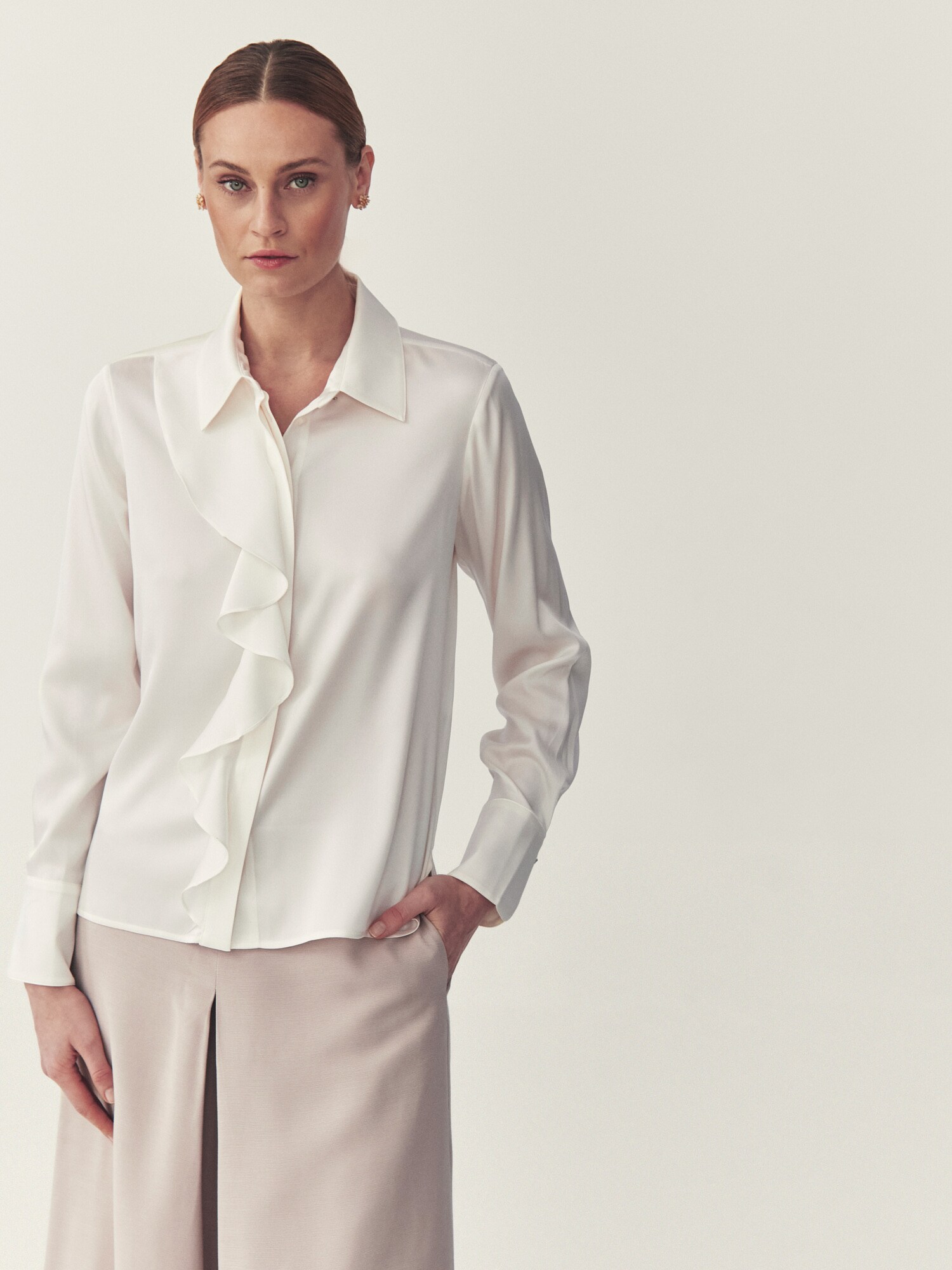 TATUUM Bluza 'Silika'  off-bela