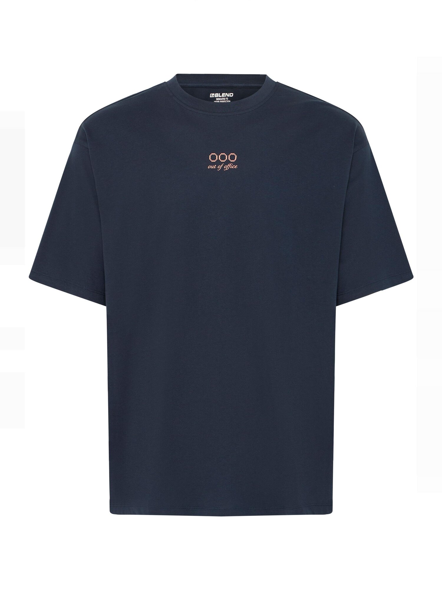 BLEND Camiseta ' BHKyle Backprint '  azul oscuro