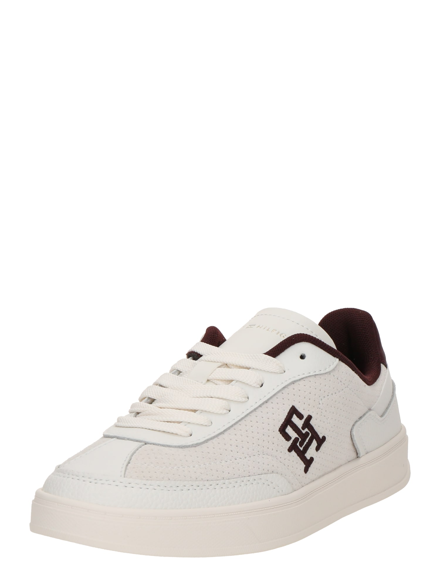 TOMMY HILFIGER Sneaker low Heritage  roșu bordeaux / alb