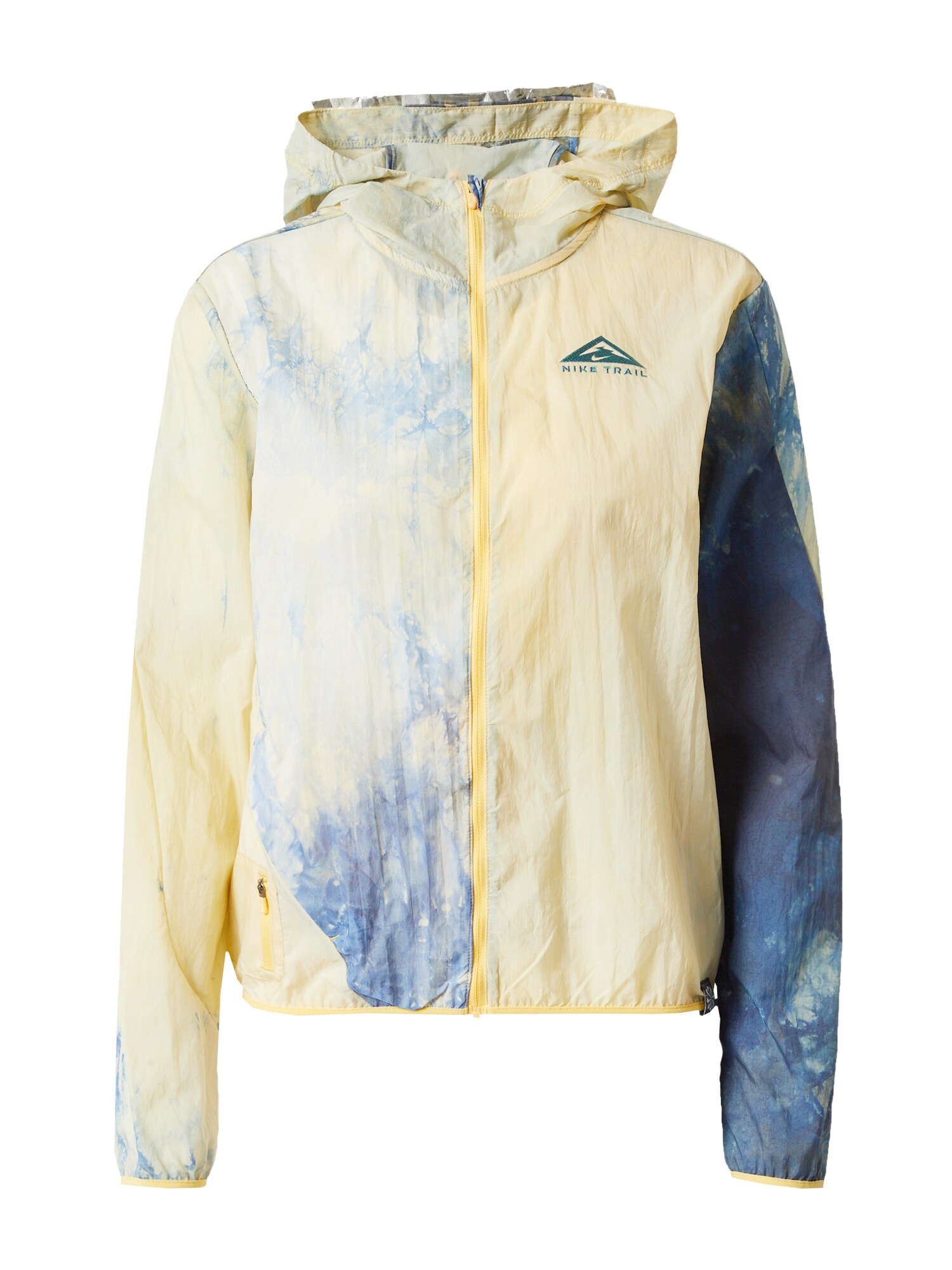 NIKE Športová bunda 'W NK TRAIL JACKET'  tmavožltá