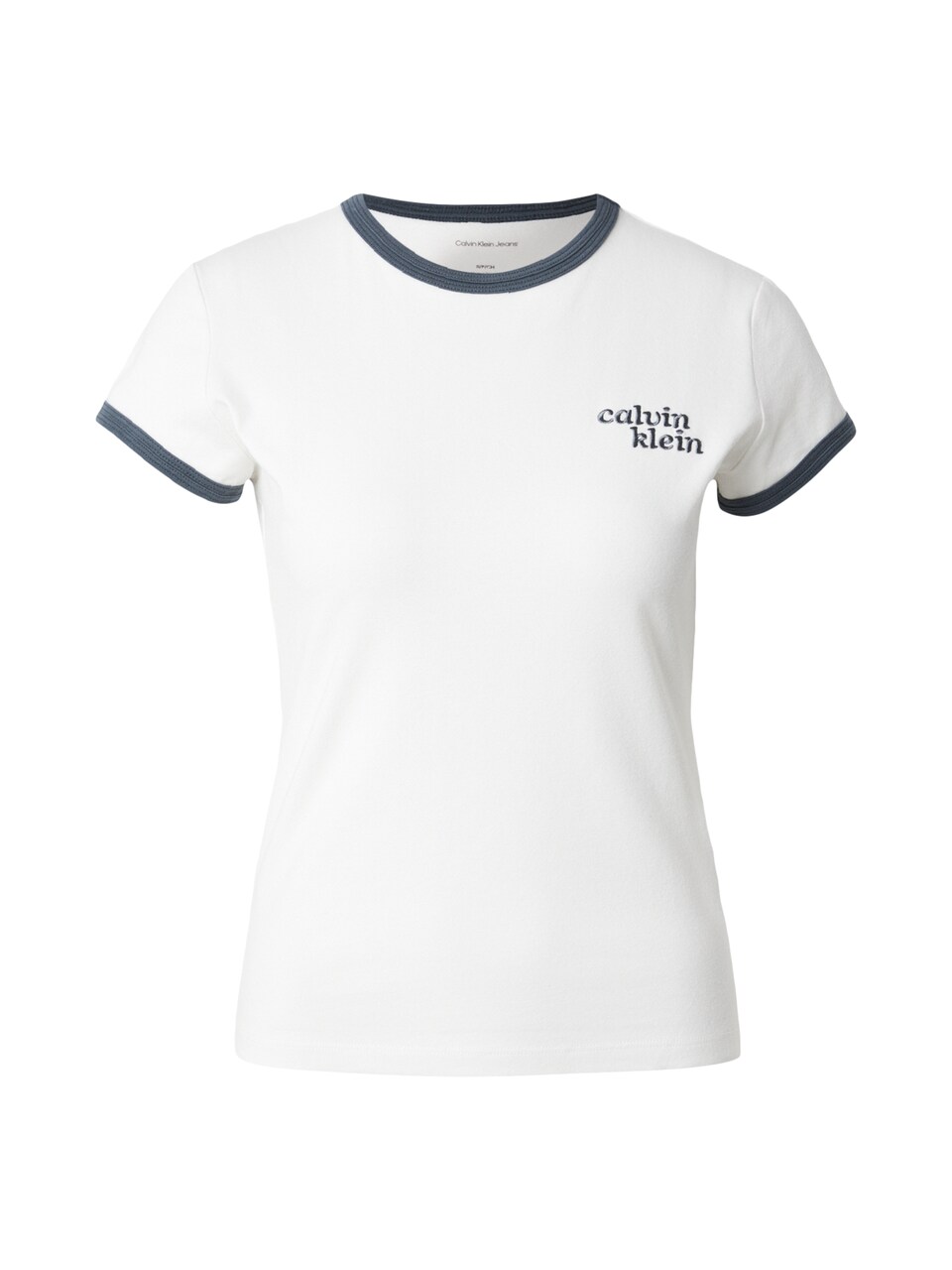T-shirt 'Embroidered Logo Ringer'