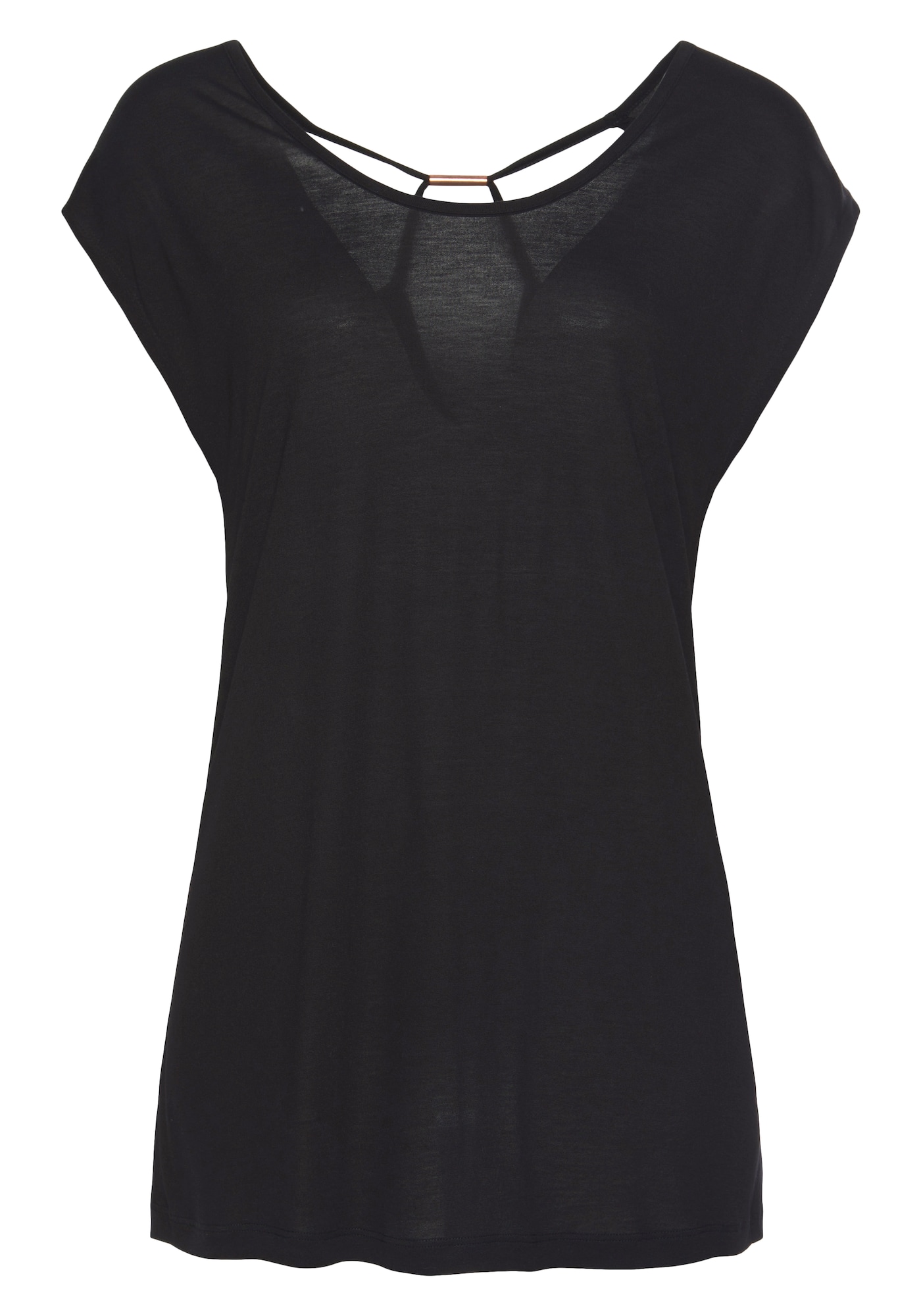 LASCANA Tricou  negru